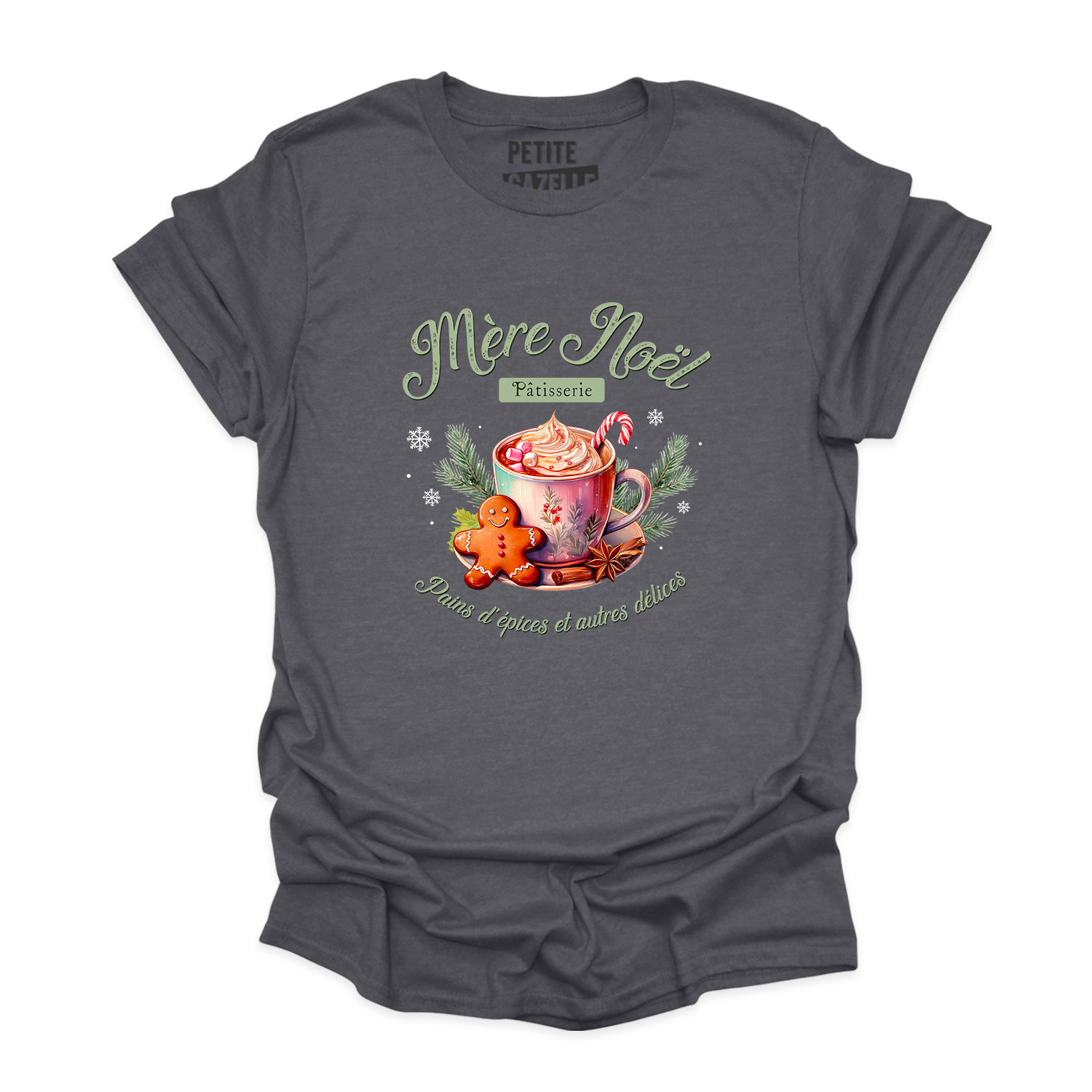 T-SHIRT COL ROND | Mère Noël Pâtisserie