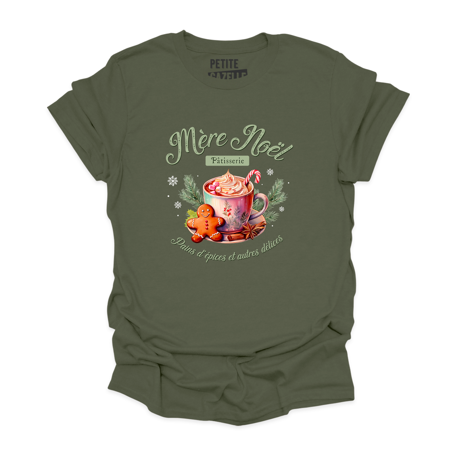 T-SHIRT COL ROND | Mère Noël Pâtisserie