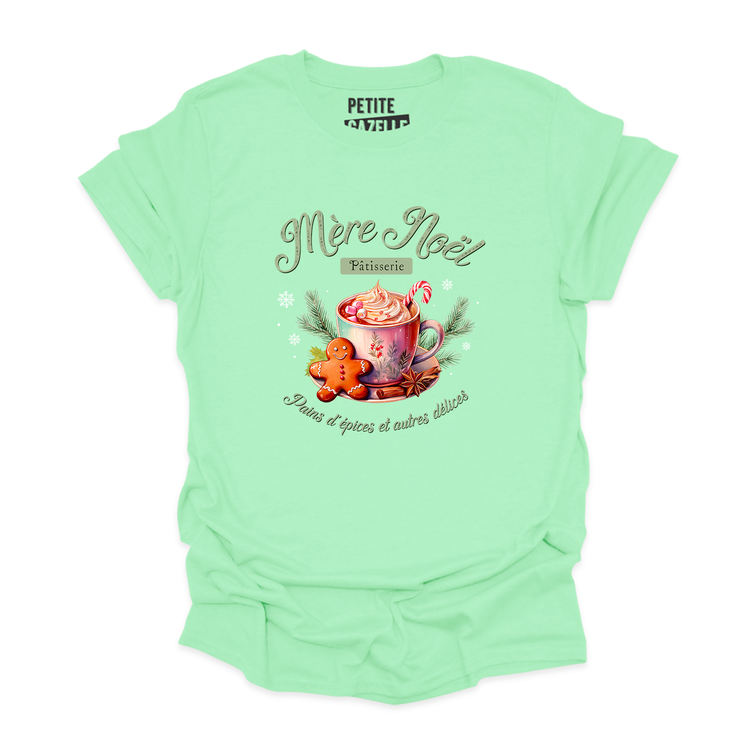 T-SHIRT COL ROND | Mère Noël Pâtisserie