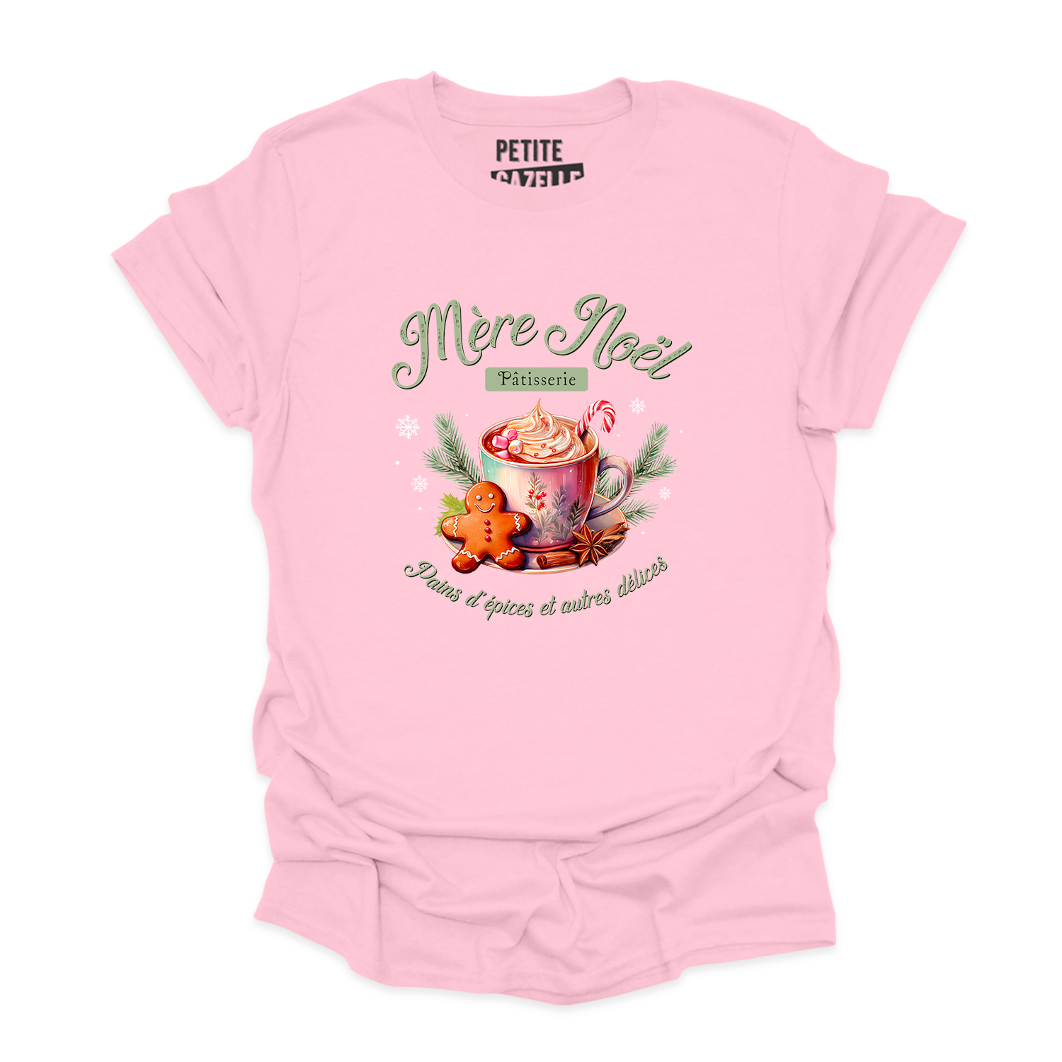 T-SHIRT COL ROND | Mère Noël Pâtisserie