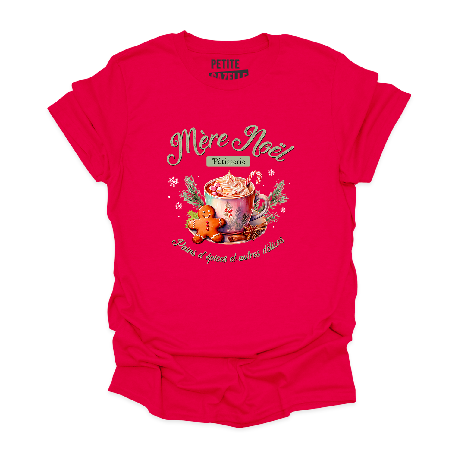 T-SHIRT COL ROND | Mère Noël Pâtisserie