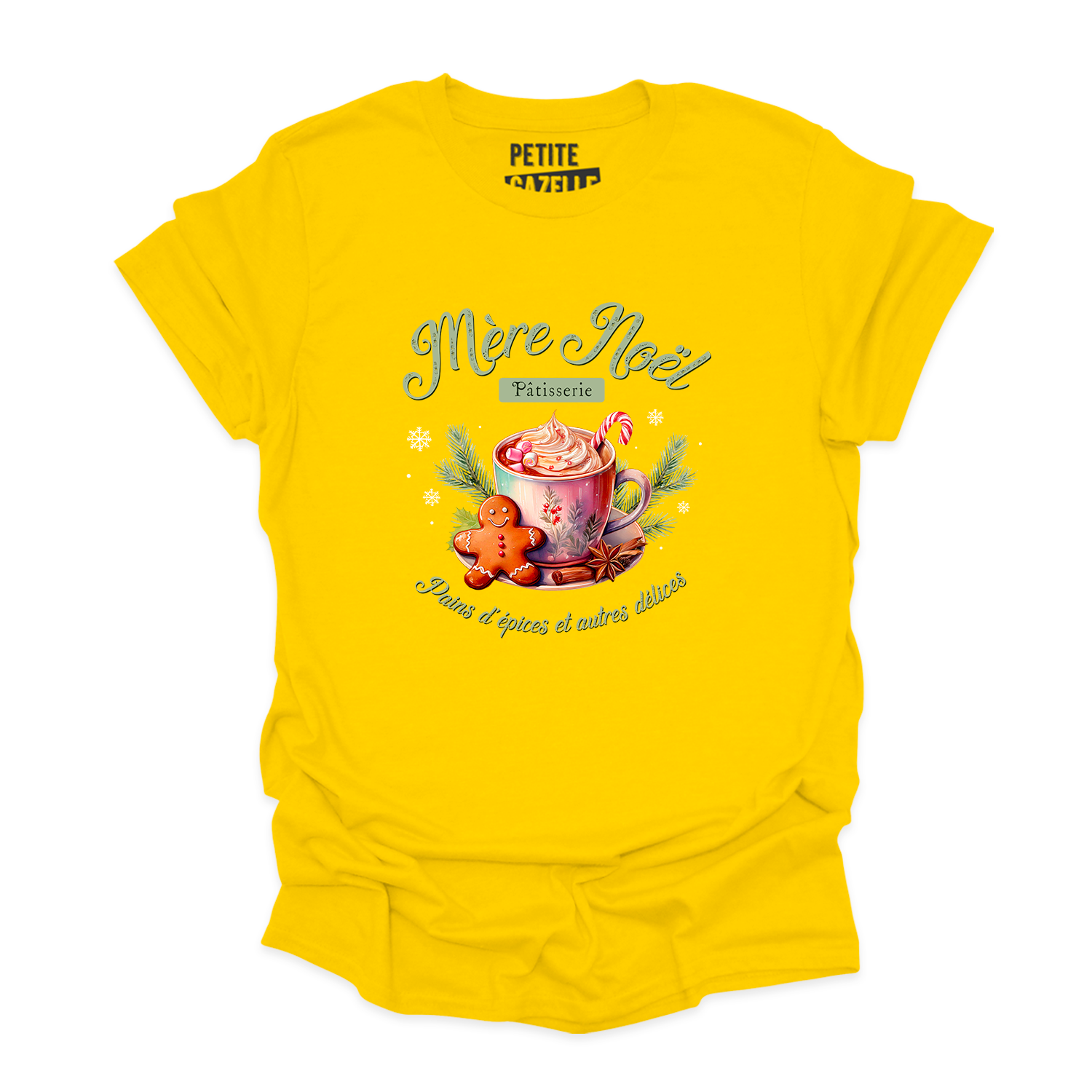 T-SHIRT COL ROND | Mère Noël Pâtisserie