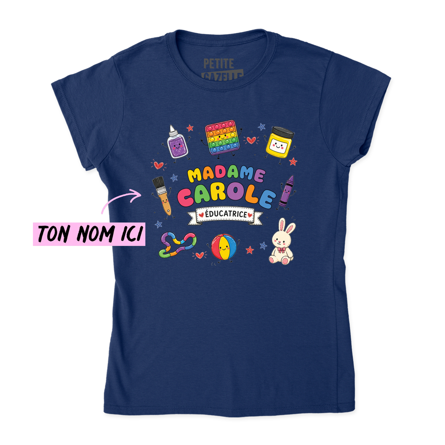 TSHIRT AJUSTÉ | Madame Éducatrice
