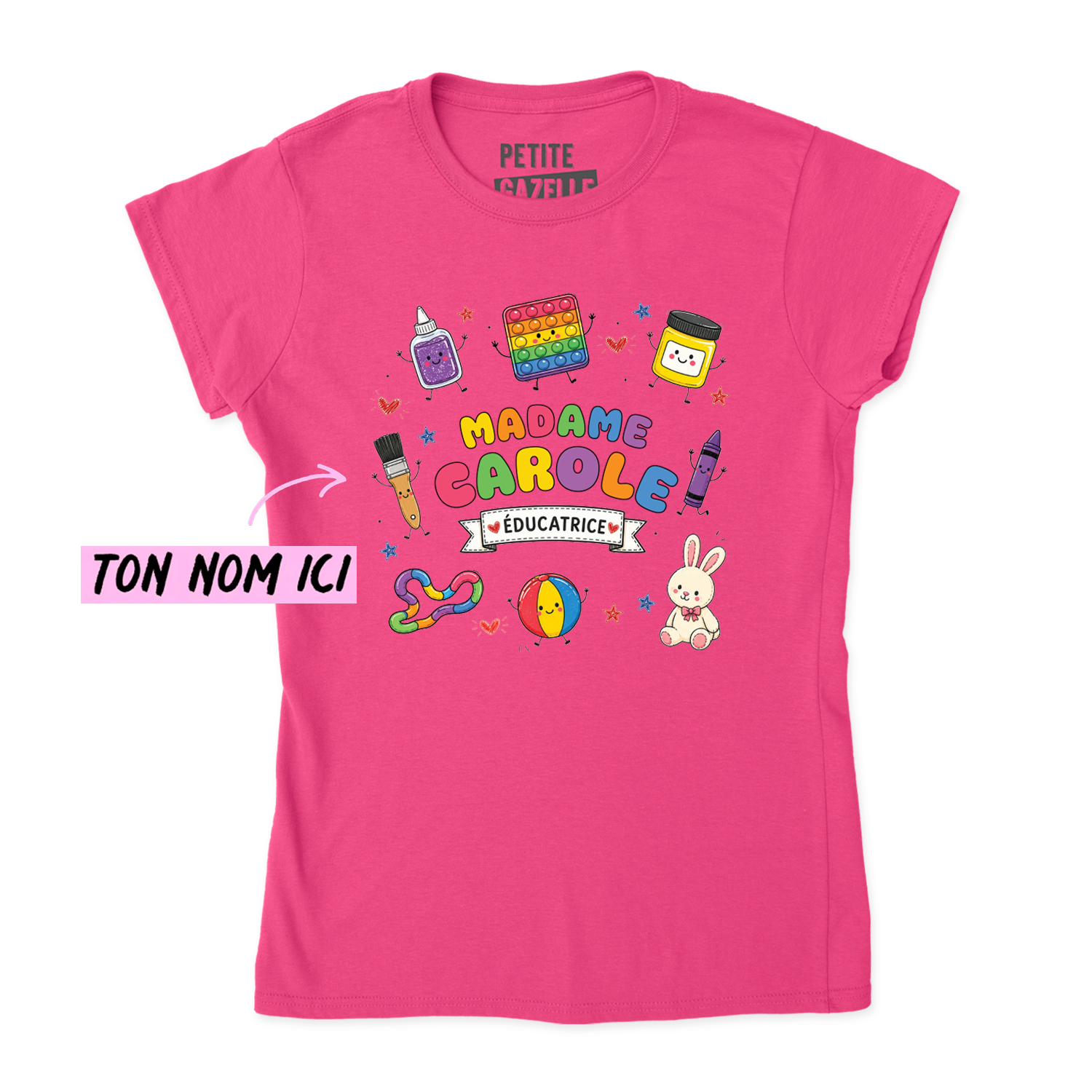 TSHIRT AJUSTÉ | Madame Éducatrice