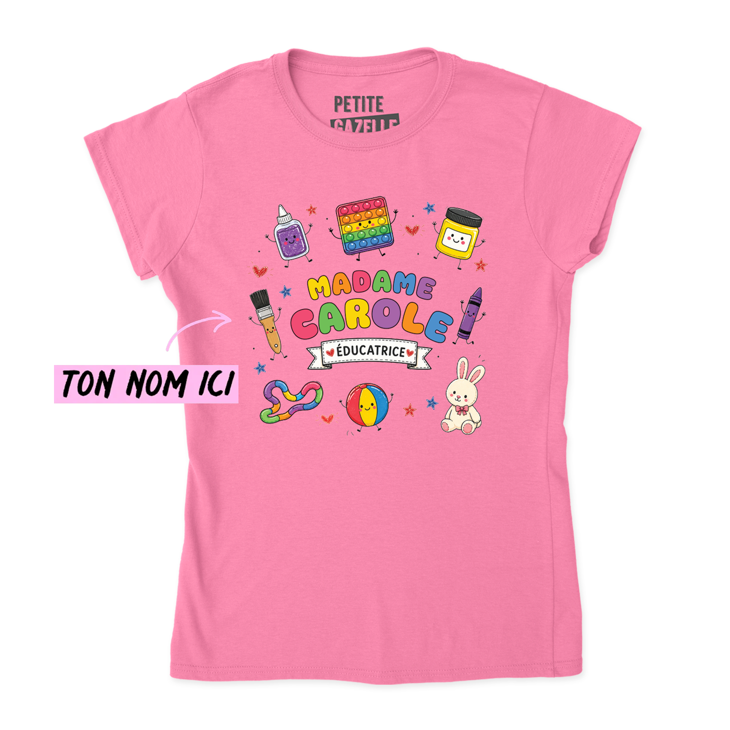 TSHIRT AJUSTÉ | Madame Éducatrice