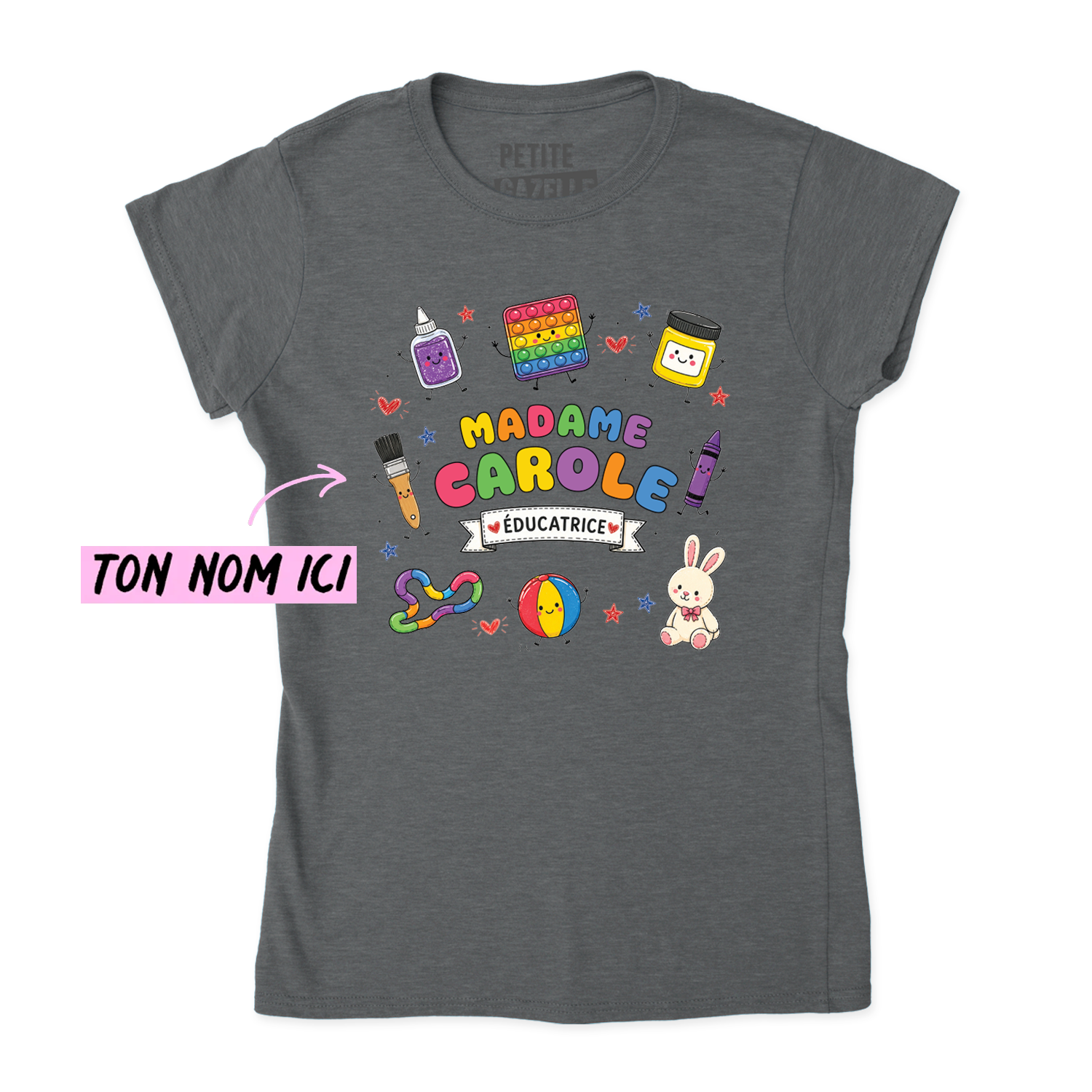 TSHIRT AJUSTÉ | Madame Éducatrice