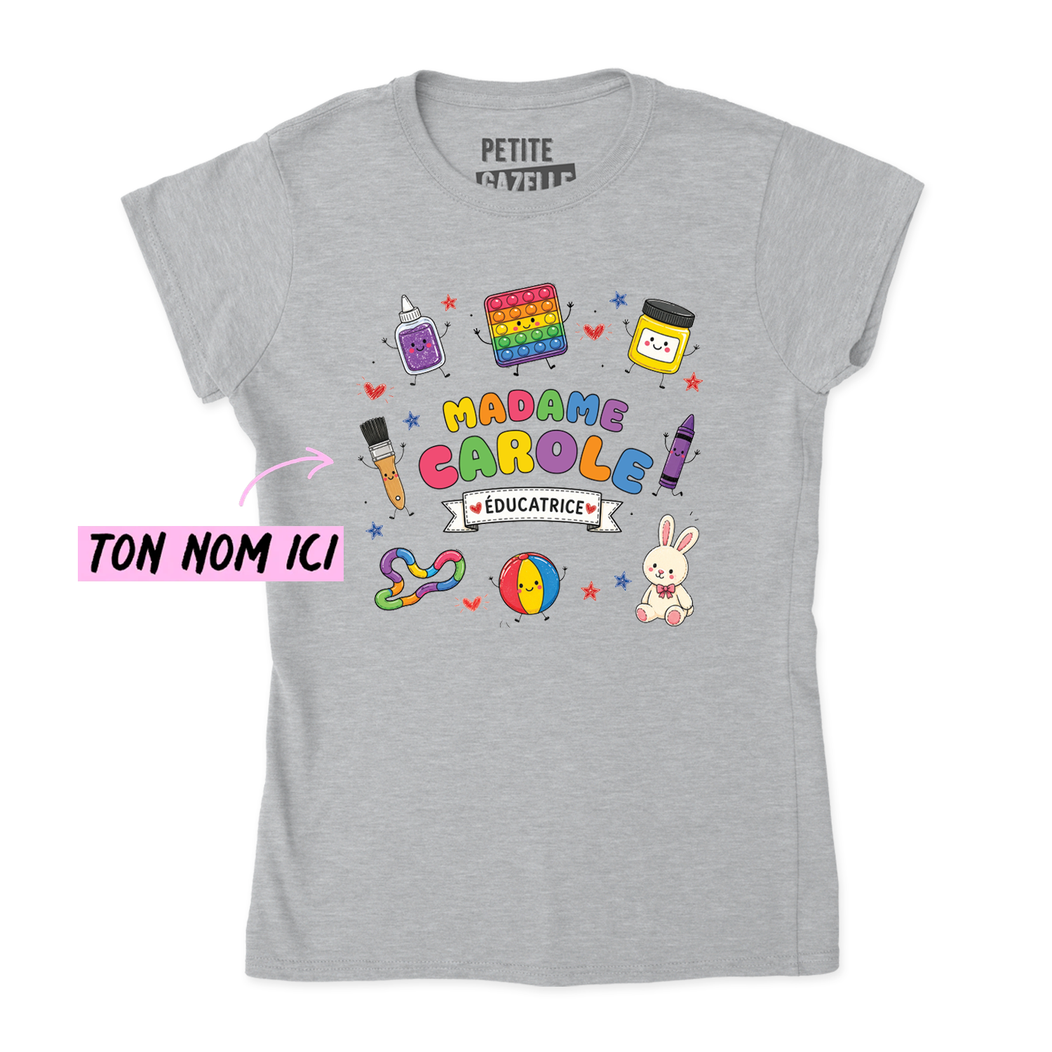 TSHIRT AJUSTÉ | Madame Éducatrice