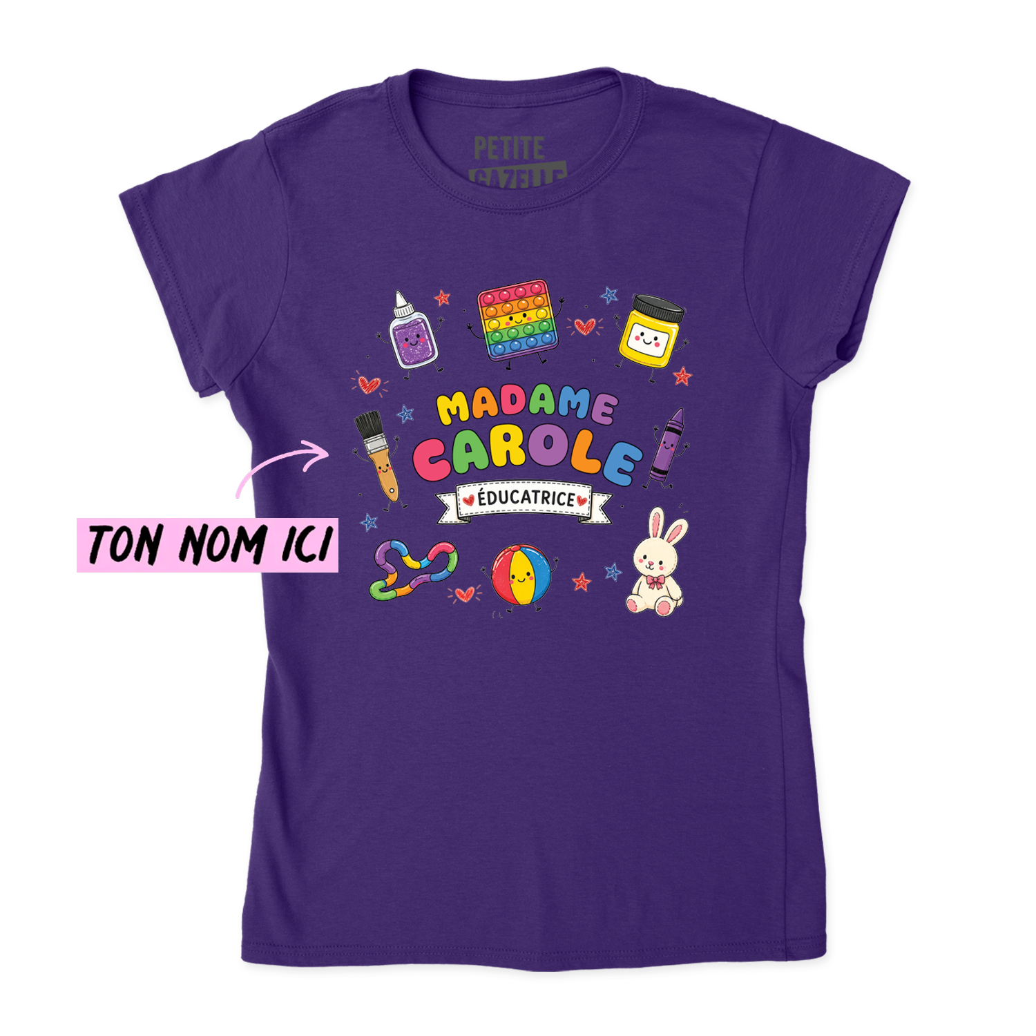 TSHIRT AJUSTÉ | Madame Éducatrice