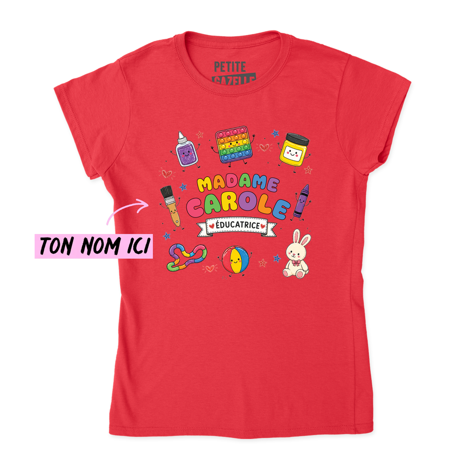 TSHIRT AJUSTÉ | Madame Éducatrice