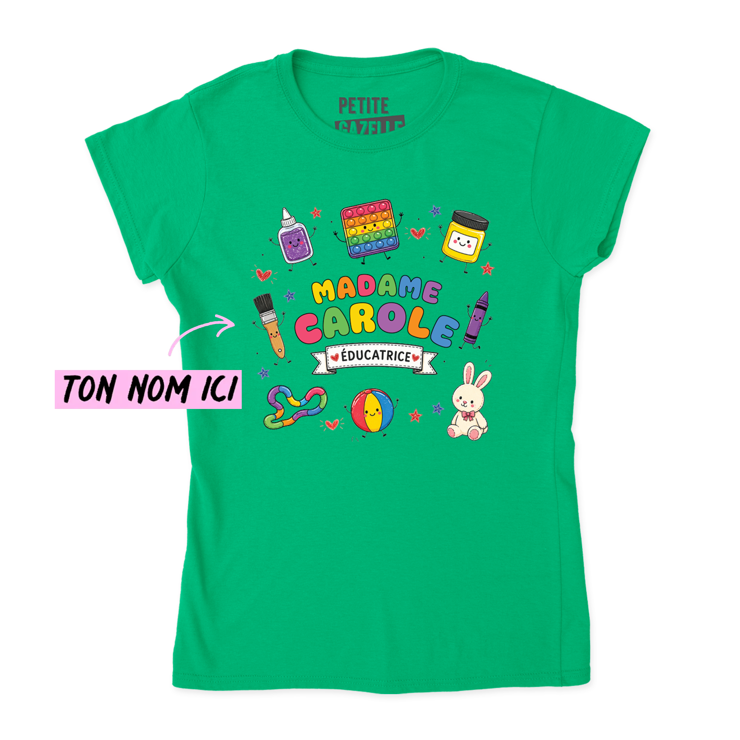 TSHIRT AJUSTÉ | Madame Éducatrice