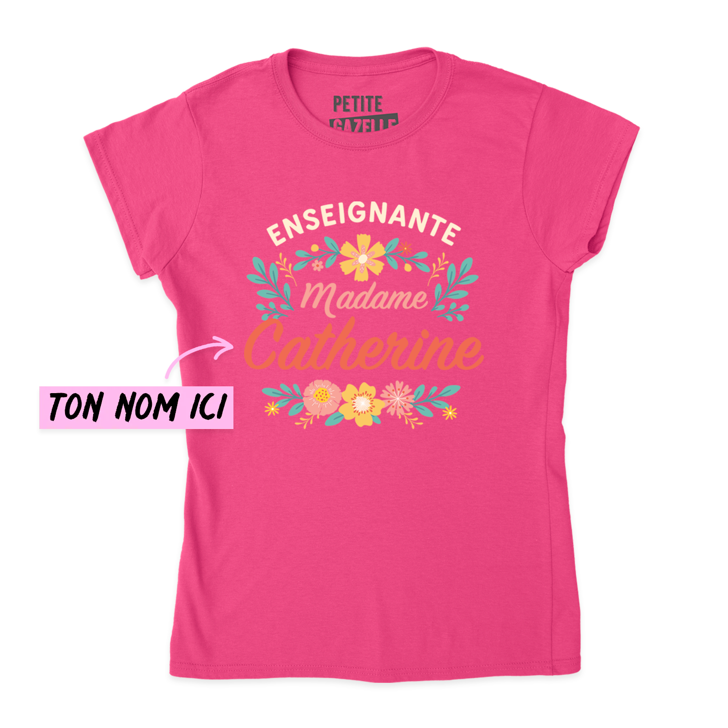 TSHIRT AJUSTÉ | Madame Fleurs