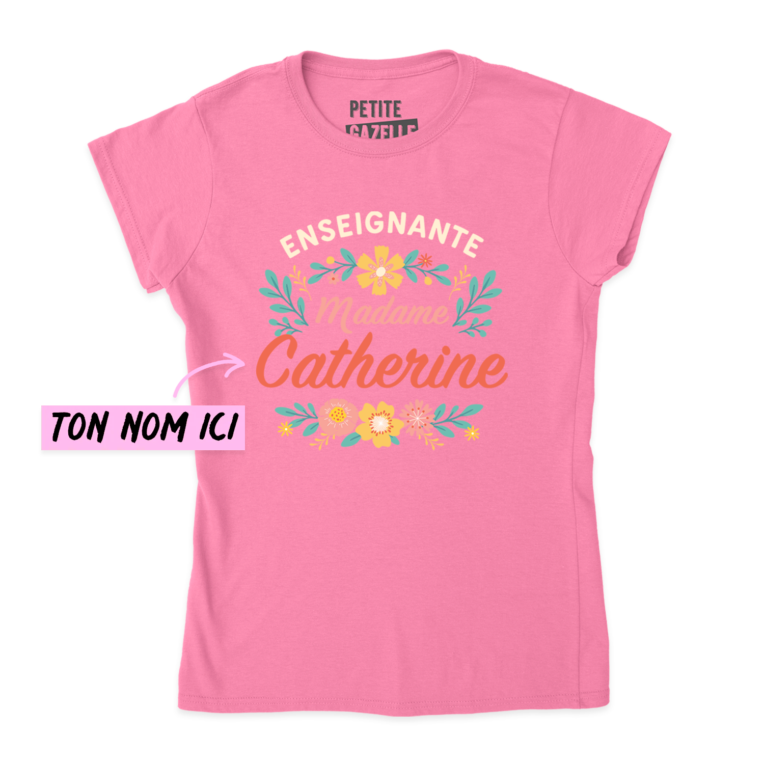 TSHIRT AJUSTÉ | Madame Fleurs