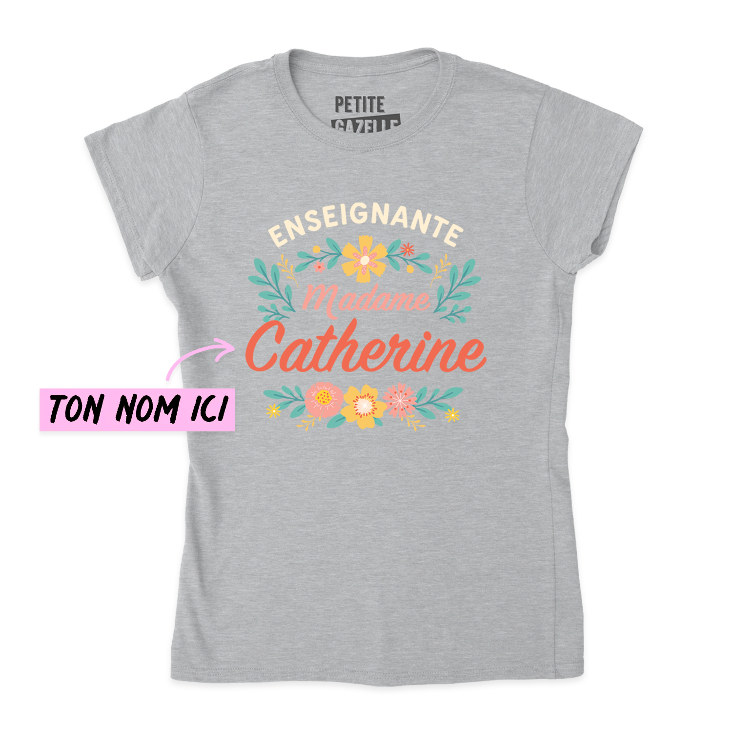 TSHIRT AJUSTÉ | Madame Fleurs