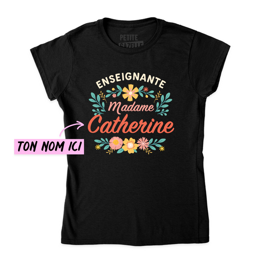 TSHIRT AJUSTÉ | Madame Fleurs