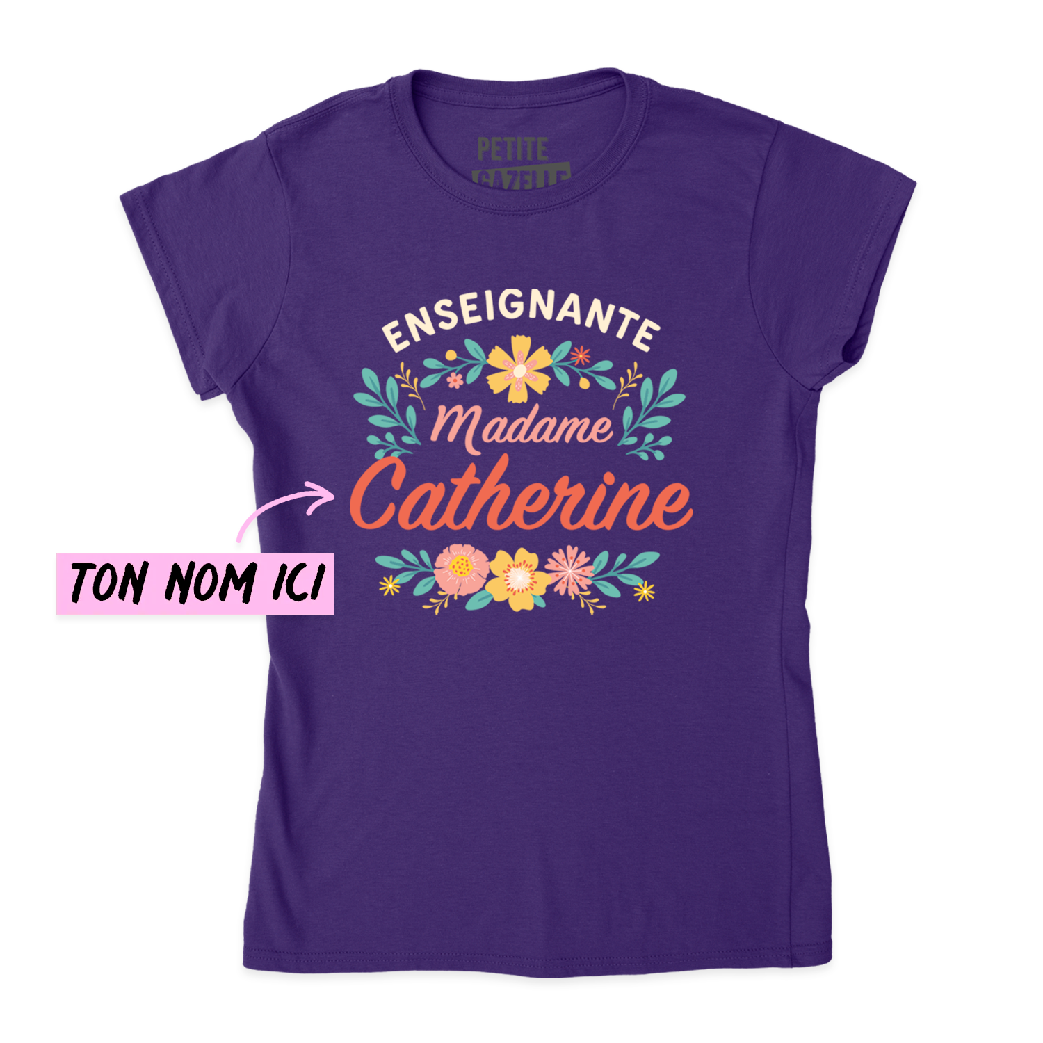 TSHIRT AJUSTÉ | Madame Fleurs