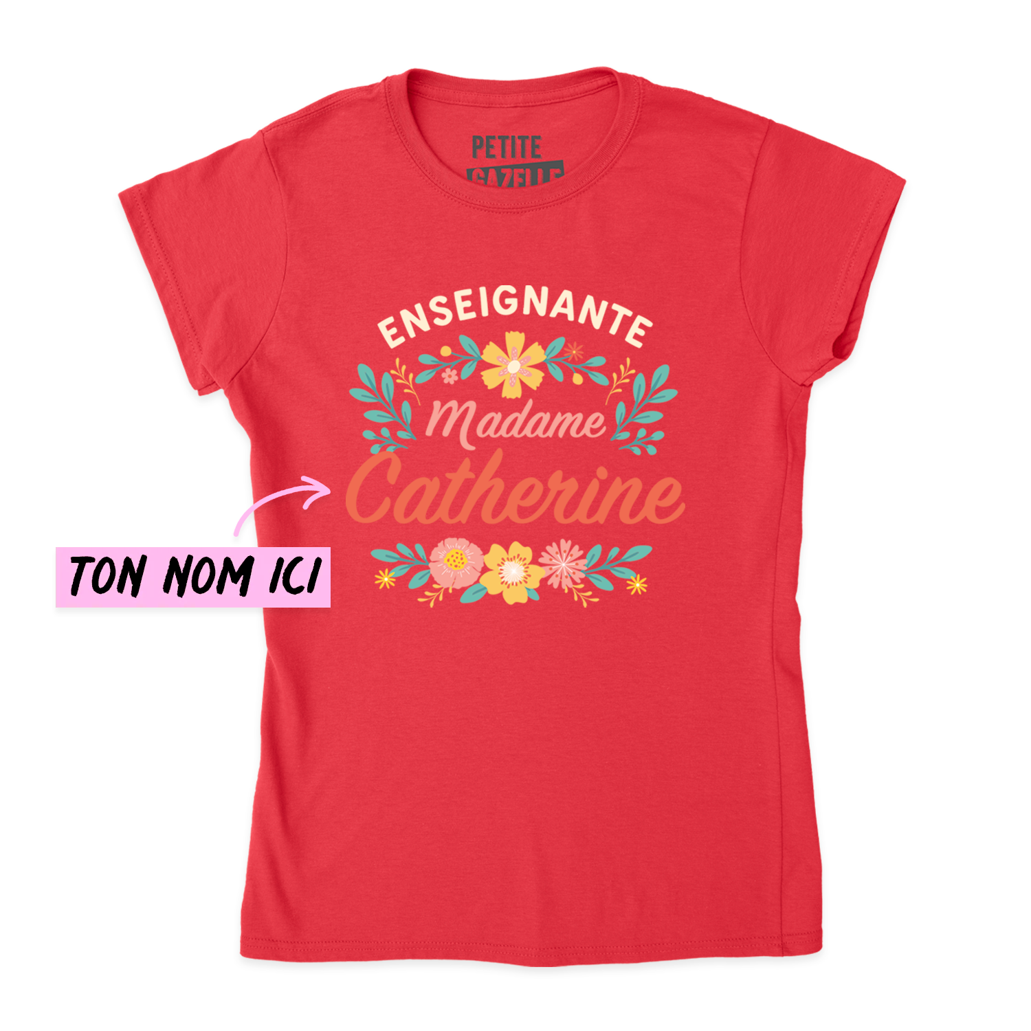 TSHIRT AJUSTÉ | Madame Fleurs