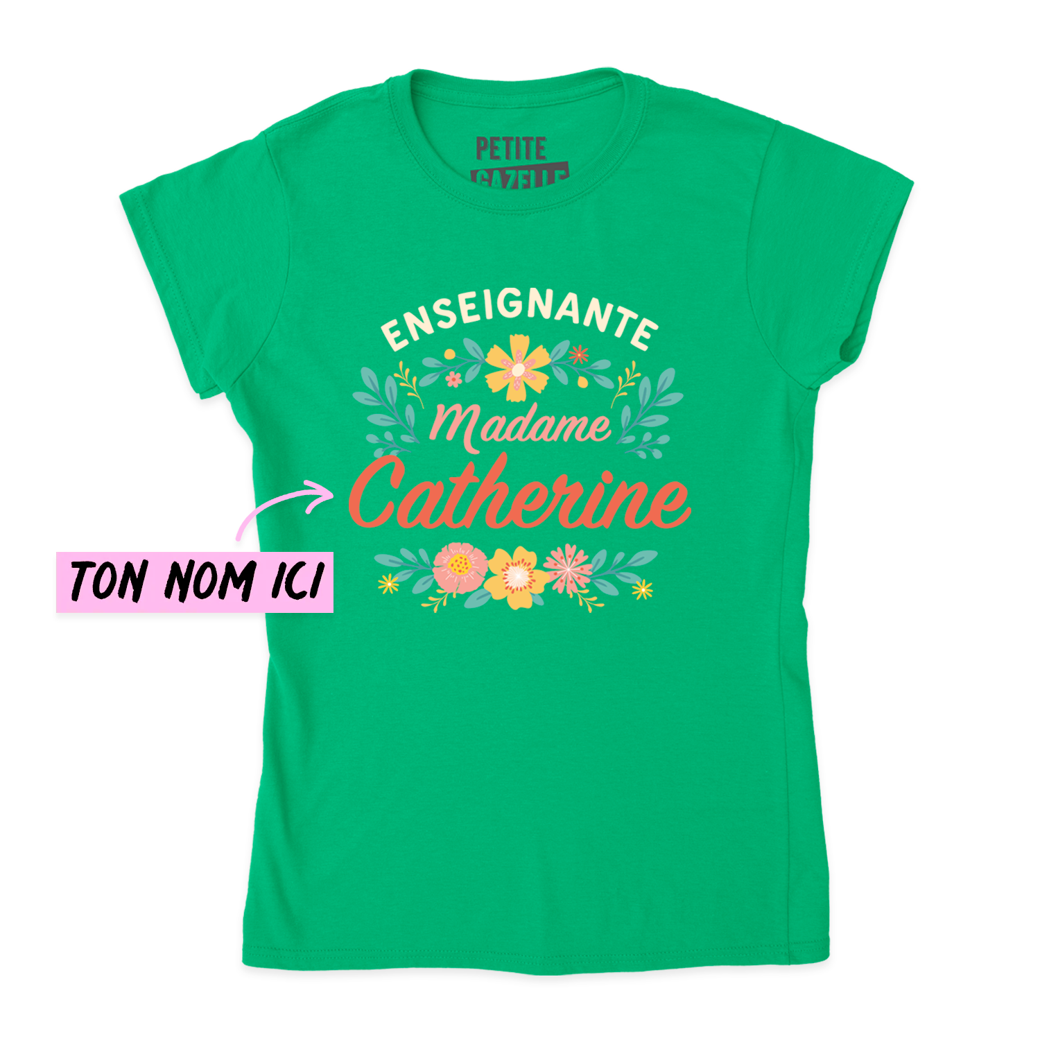 TSHIRT AJUSTÉ | Madame Fleurs