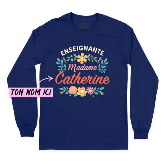 T-SHIRT À MANCHES LONGUES | Madame Fleurs