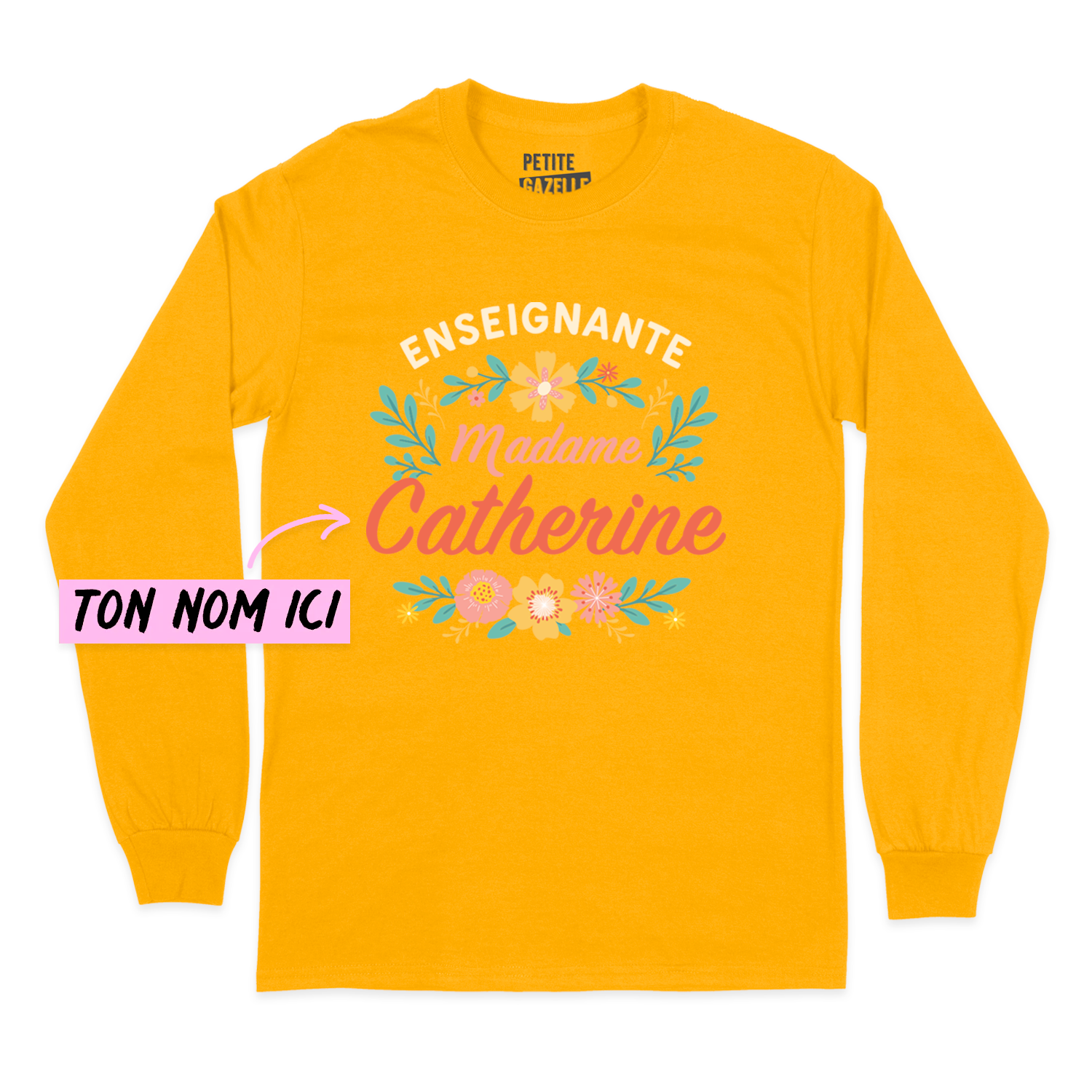 T-SHIRT À MANCHES LONGUES | Madame Fleurs