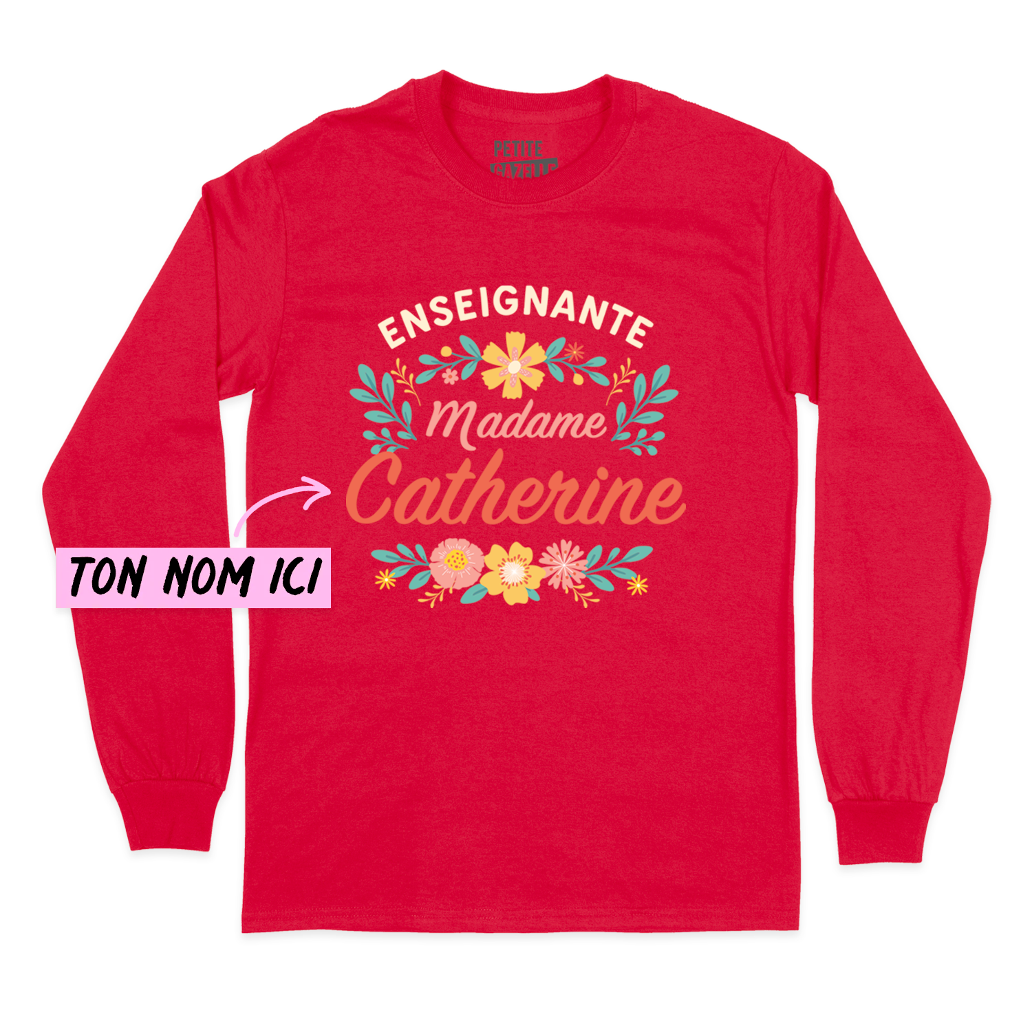 T-SHIRT À MANCHES LONGUES | Madame Fleurs