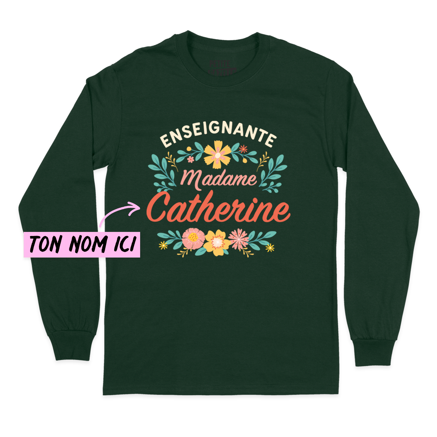 T-SHIRT À MANCHES LONGUES | Madame Fleurs