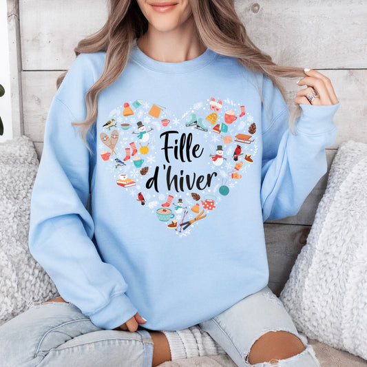 COTON OUATÉ | Fille d'hiver - Coton Ouaté - Petite Gazelle Atelier