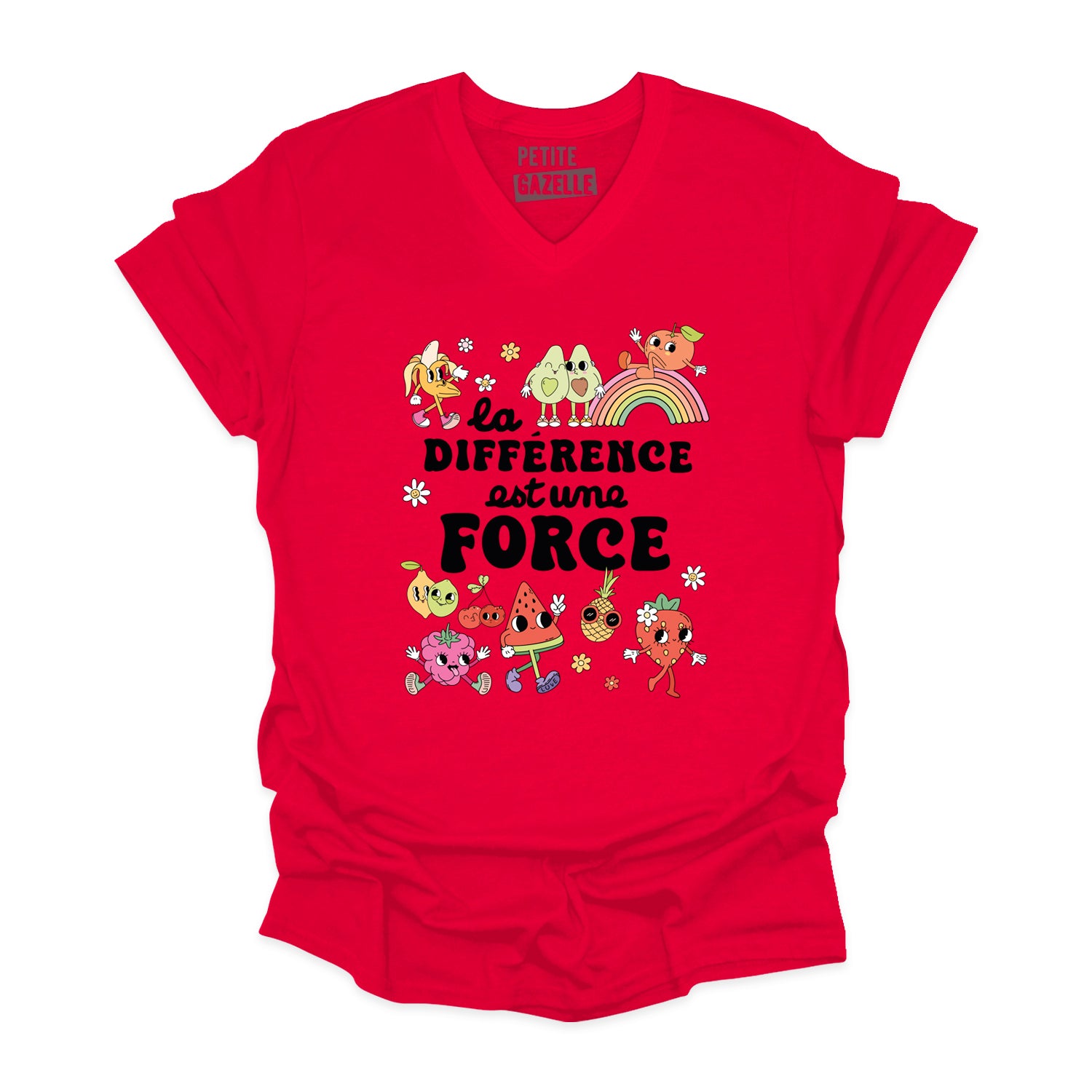 TSHIRT COL en V | La différence est une force