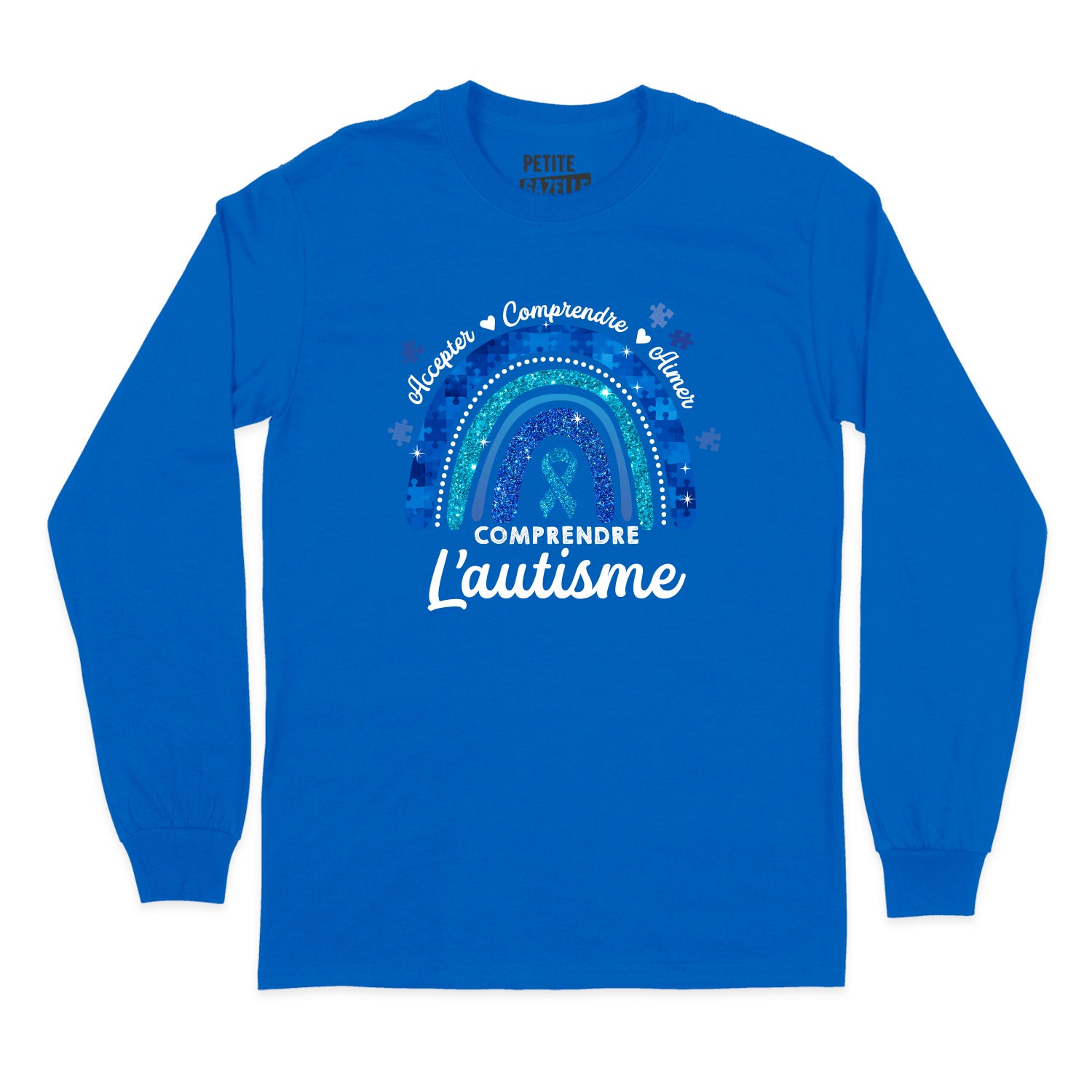 T-SHIRT À MANCHES LONGUES | Autisme Arc-en-ciel