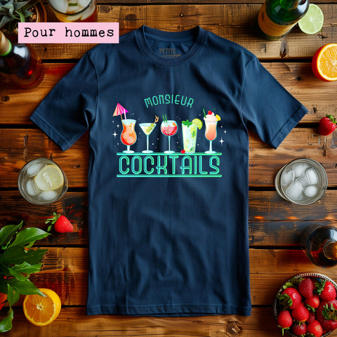 TSHIRT COL ROND | Monsieur Cocktails