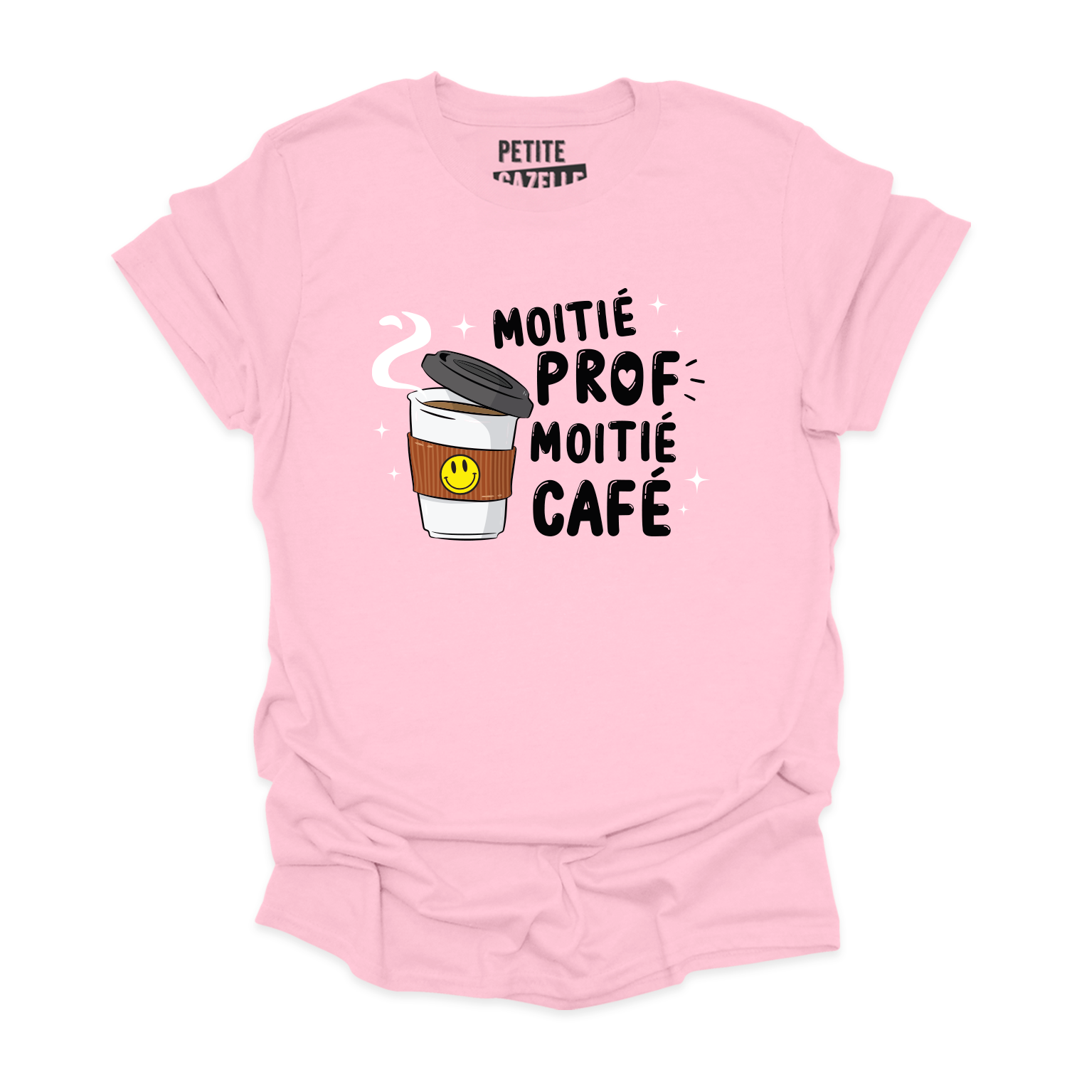 T-SHIRT COL ROND | Moitié Prof, Moitié Café