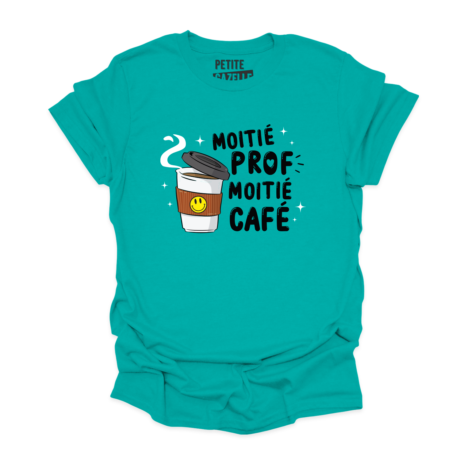 T-SHIRT COL ROND | Moitié Prof, Moitié Café