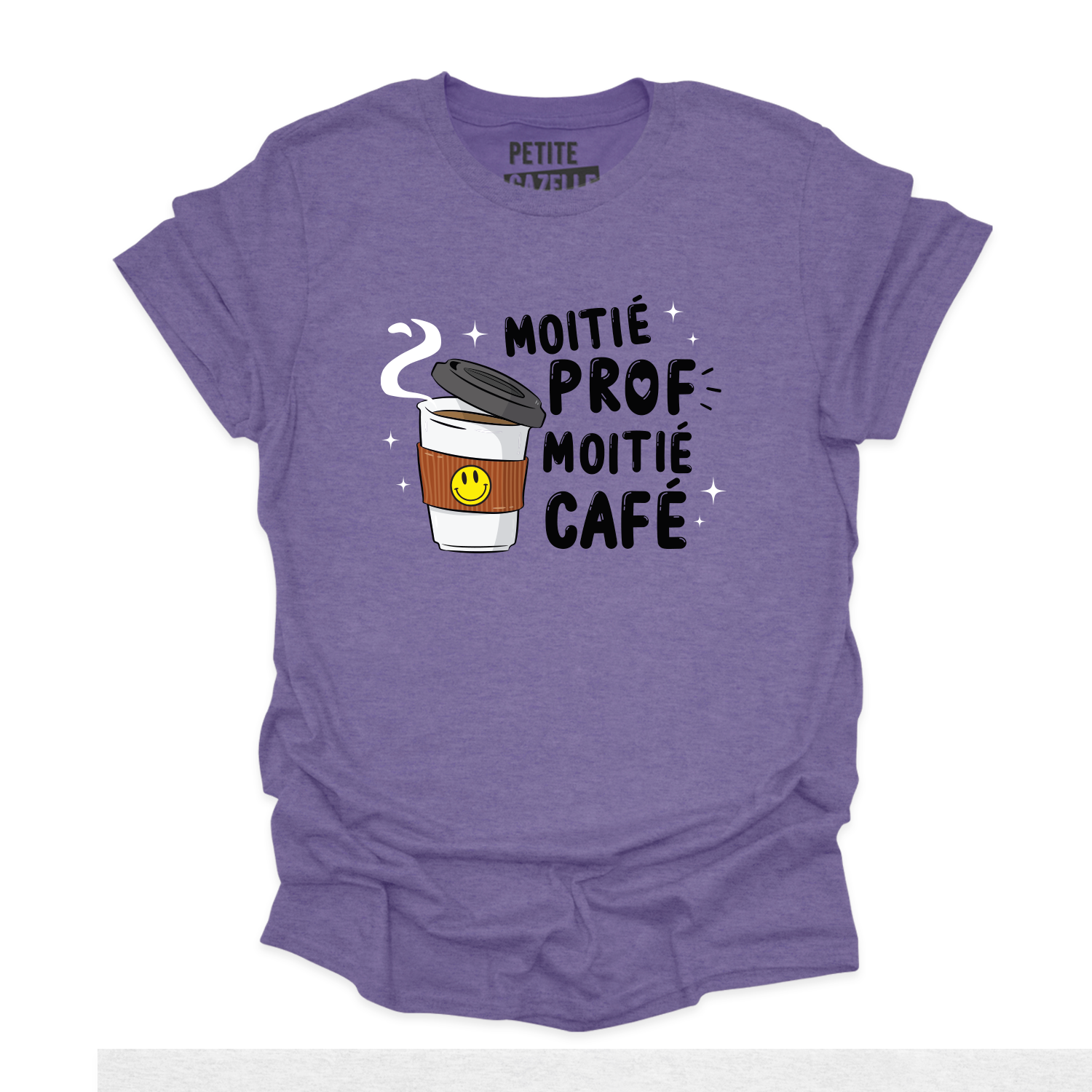 T-SHIRT COL ROND | Moitié Prof, Moitié Café