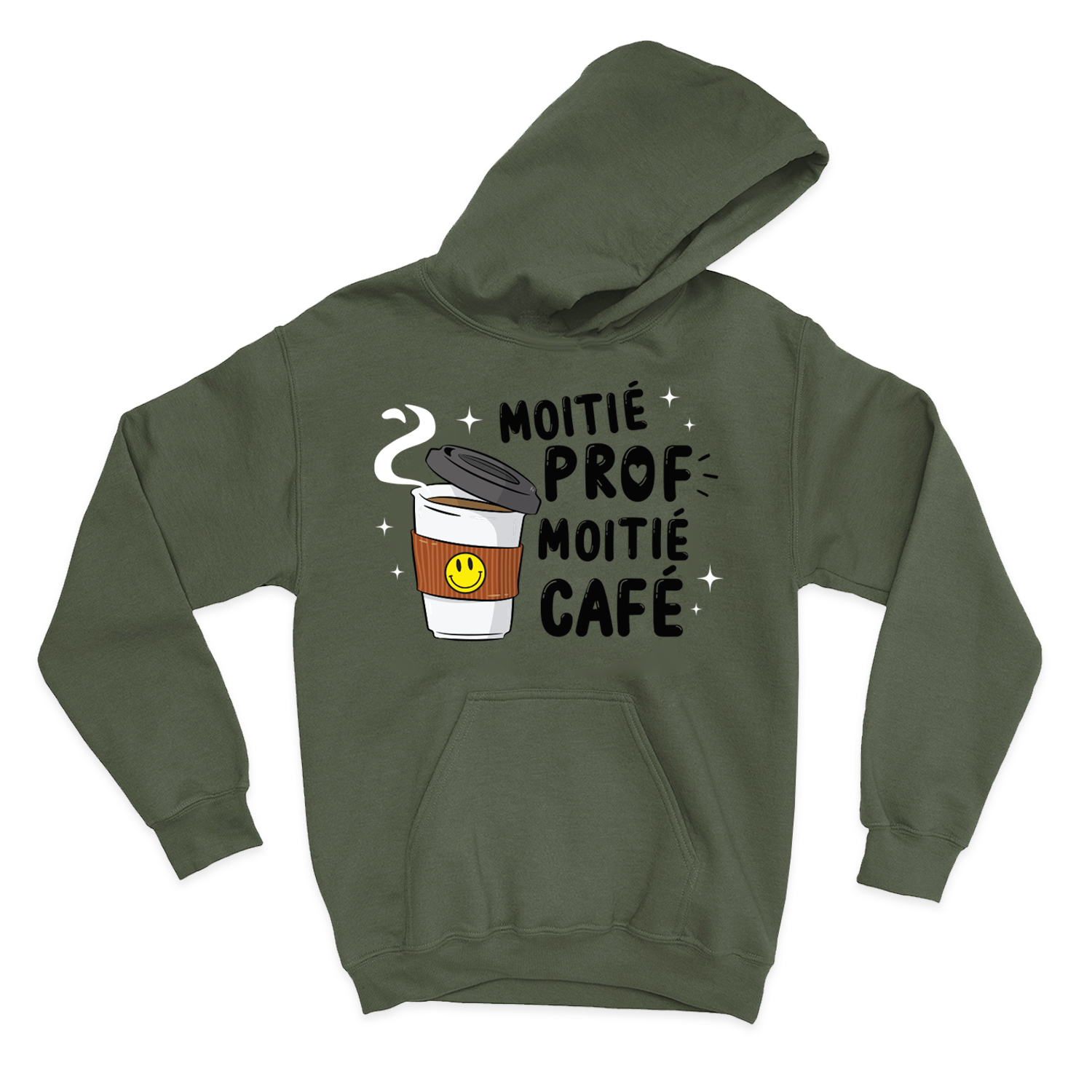 HOODIE | Moitié prof, moitié café