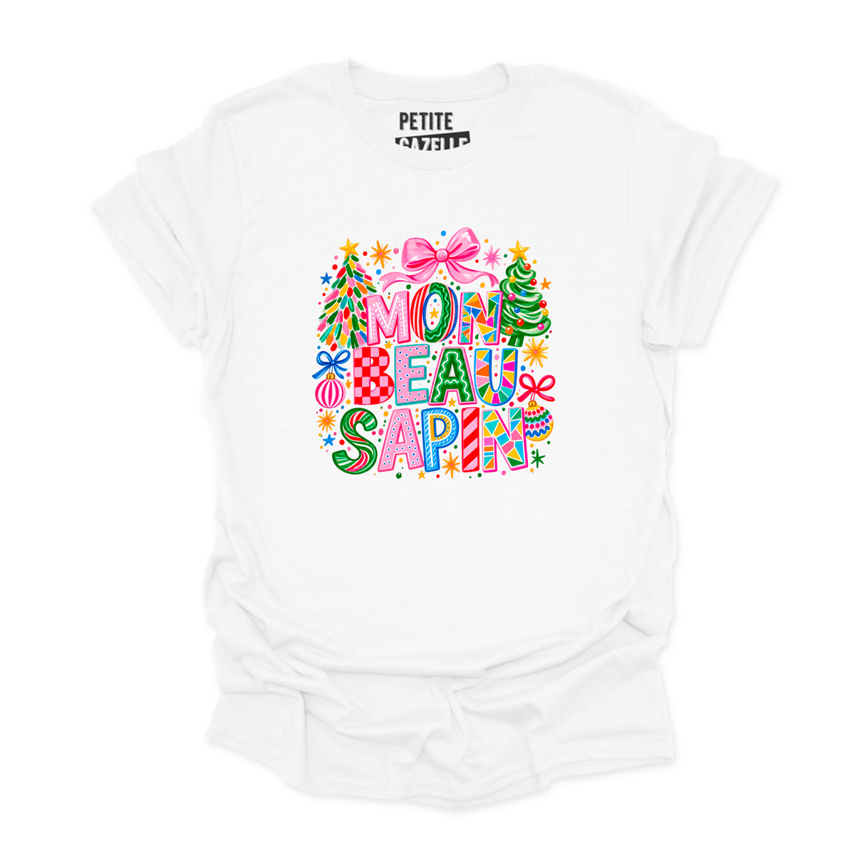 T-SHIRT COL ROND | Mon beau sapin