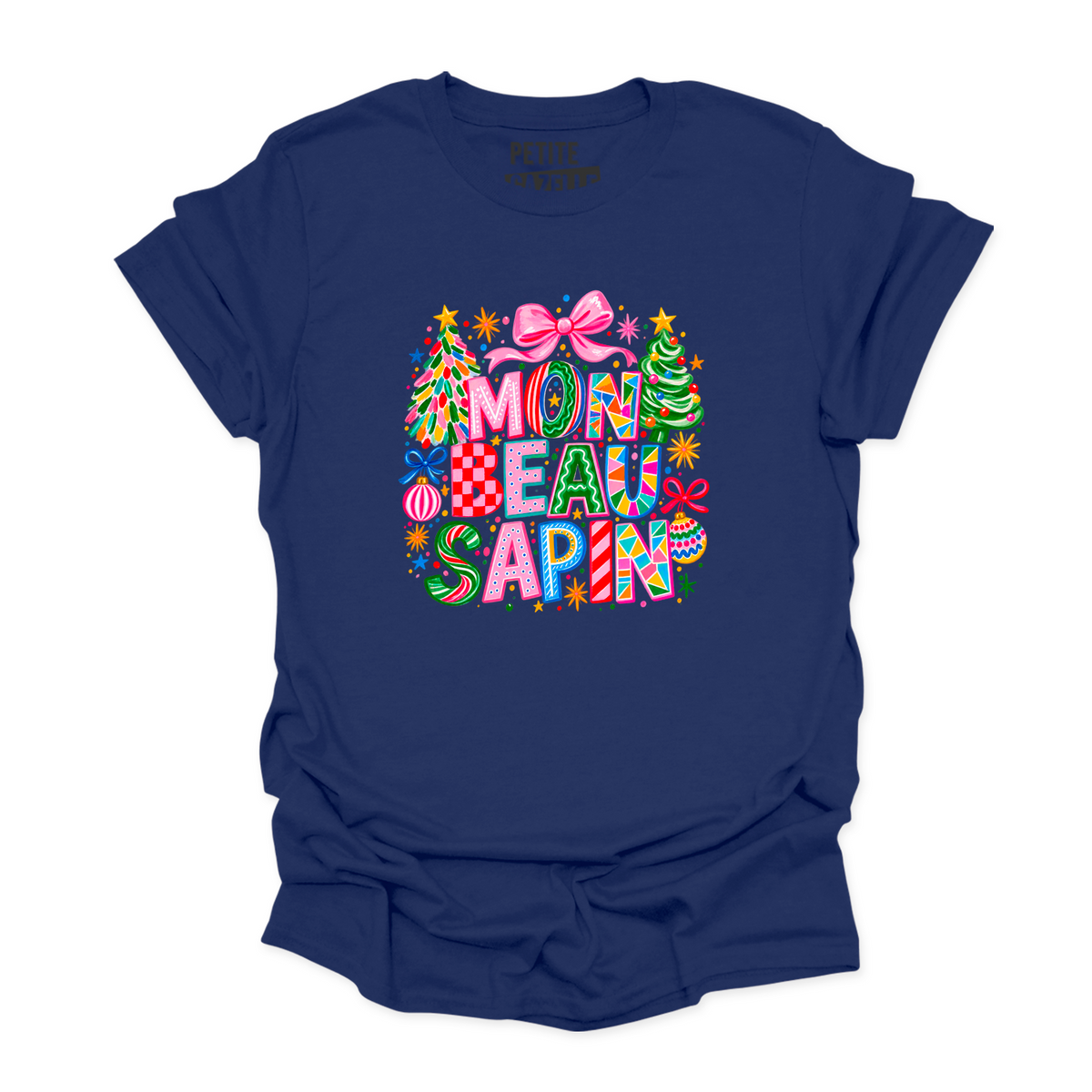 T-SHIRT COL ROND | Mon beau sapin