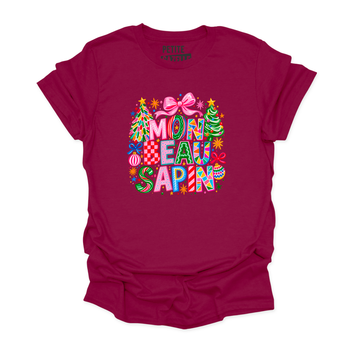 T-SHIRT COL ROND | Mon beau sapin