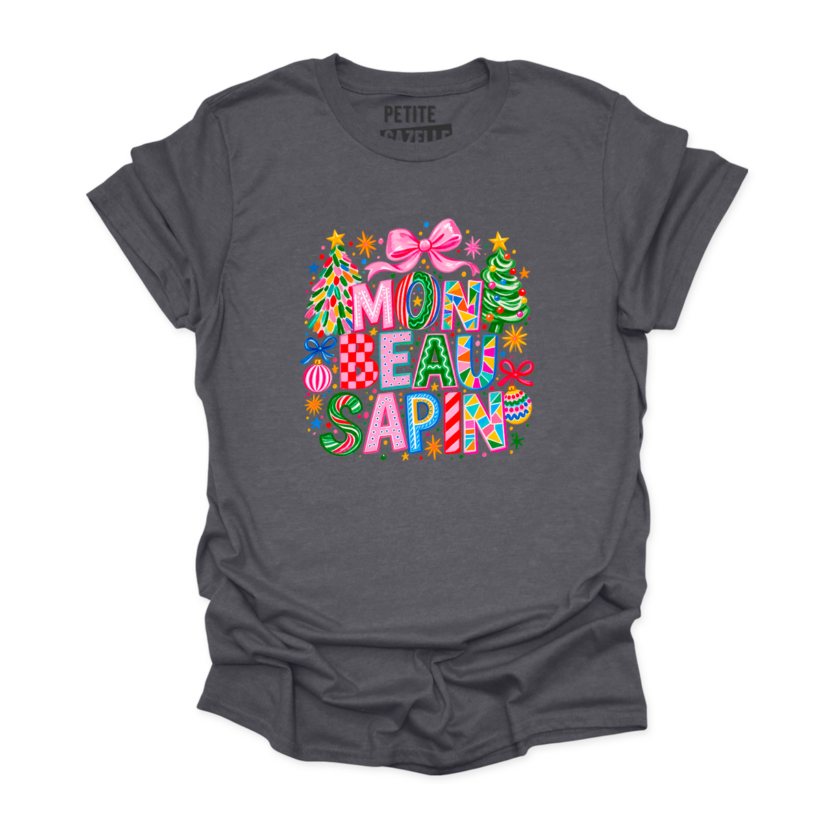 T-SHIRT COL ROND | Mon beau sapin