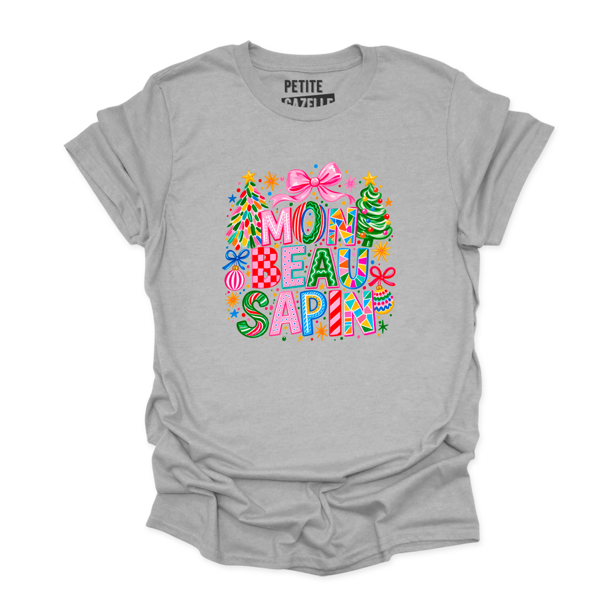 T-SHIRT COL ROND | Mon beau sapin