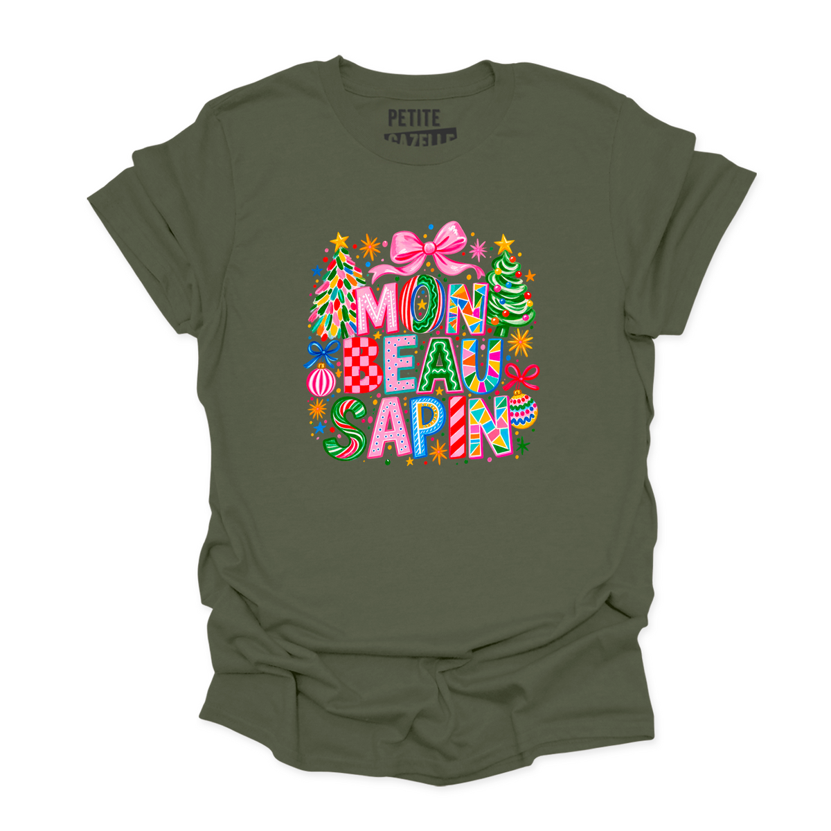 T-SHIRT COL ROND | Mon beau sapin