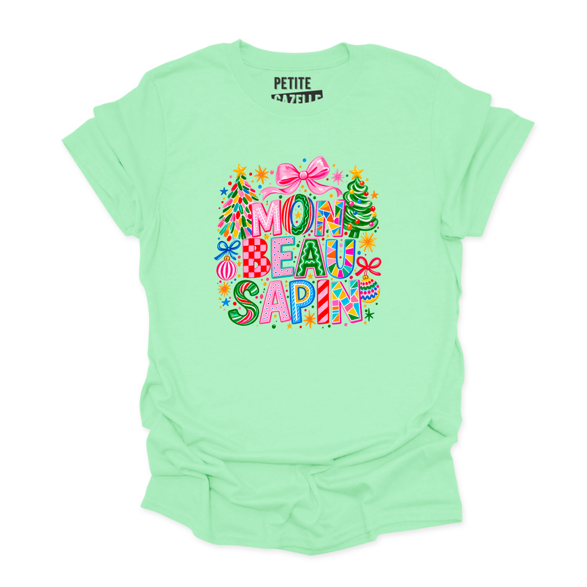 T-SHIRT COL ROND | Mon beau sapin
