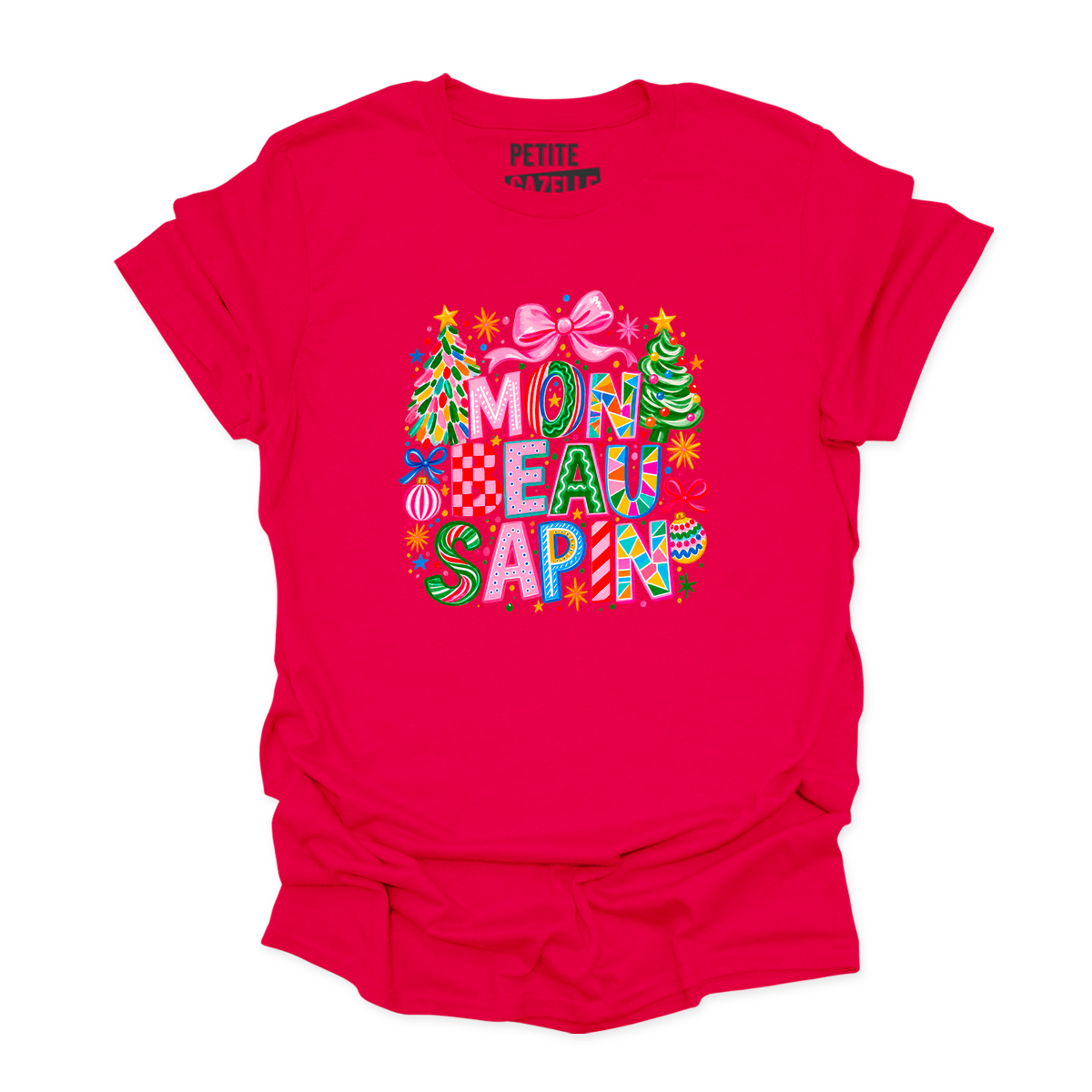 T-SHIRT COL ROND | Mon beau sapin