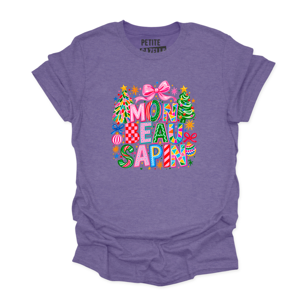 T-SHIRT COL ROND | Mon beau sapin
