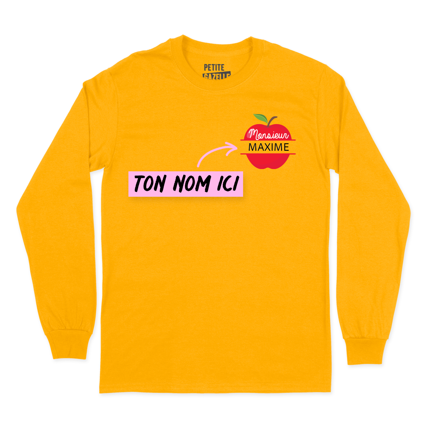 T-SHIRT À MANCHES LONGUES | Monsieur Pomme