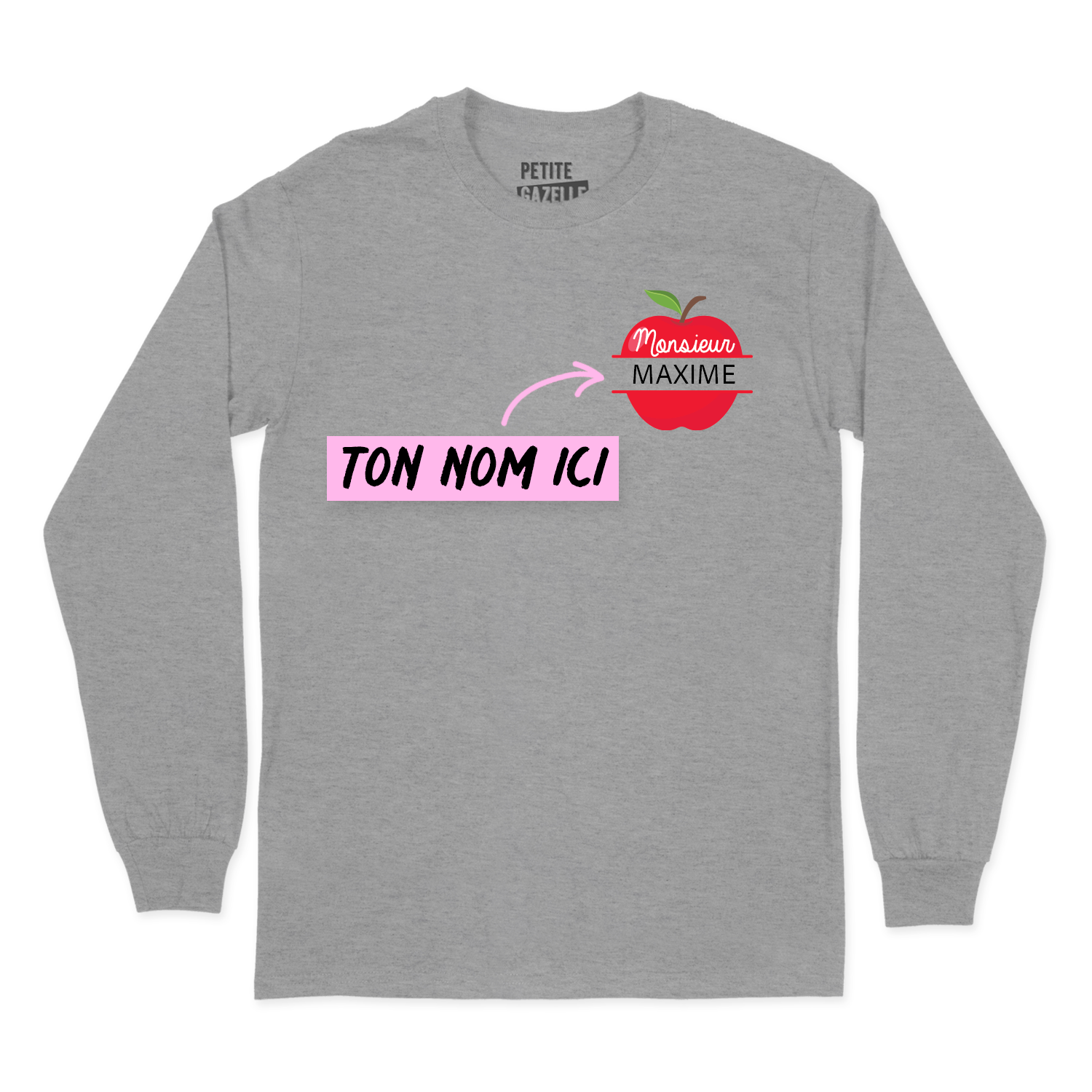 T-SHIRT À MANCHES LONGUES | Monsieur Pomme