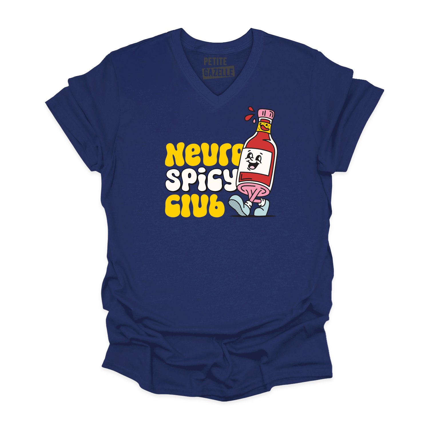 TSHIRT COL en V | Neuro Spicy Club
