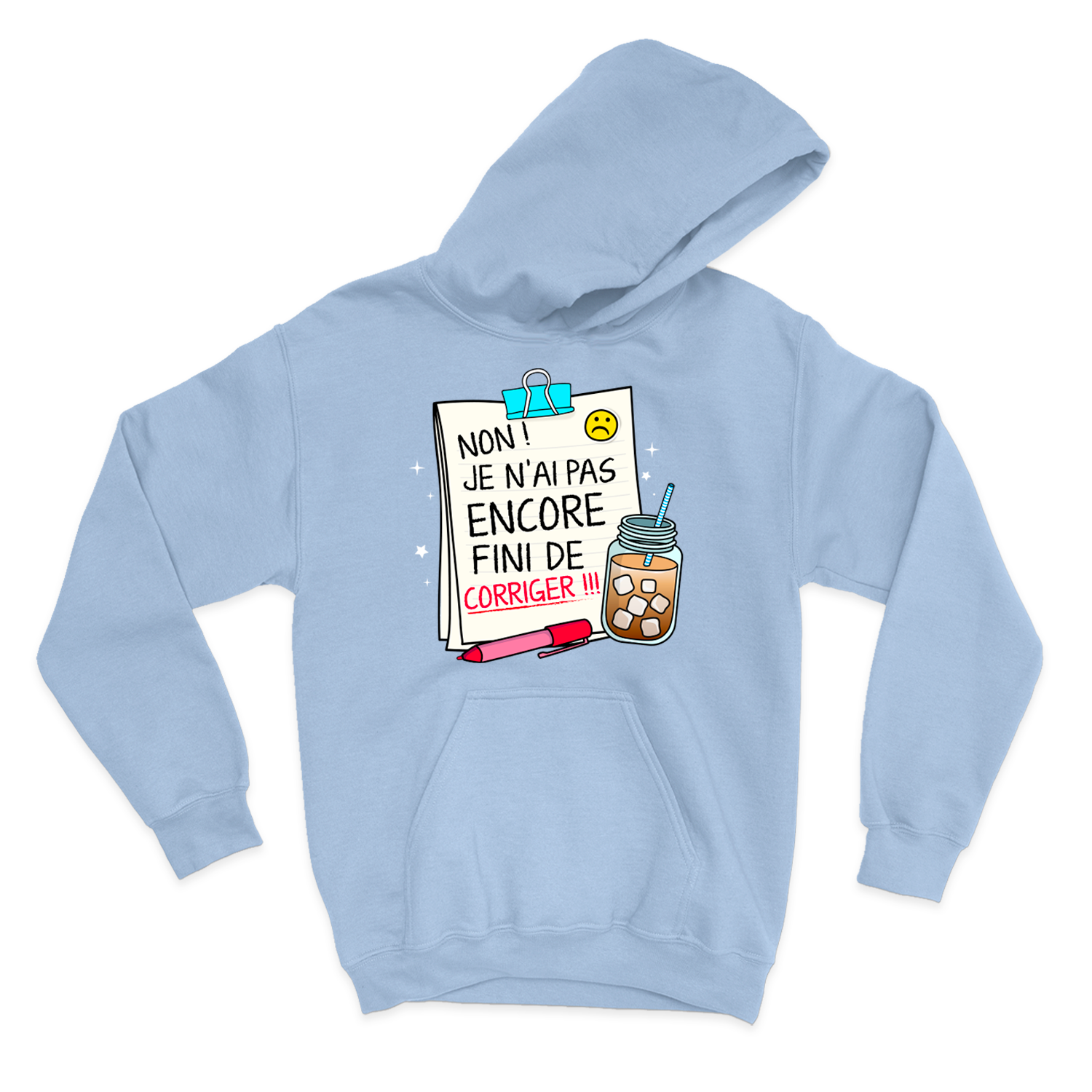 HOODIE | Non, je n'ai pas encore fini de corriger !!!