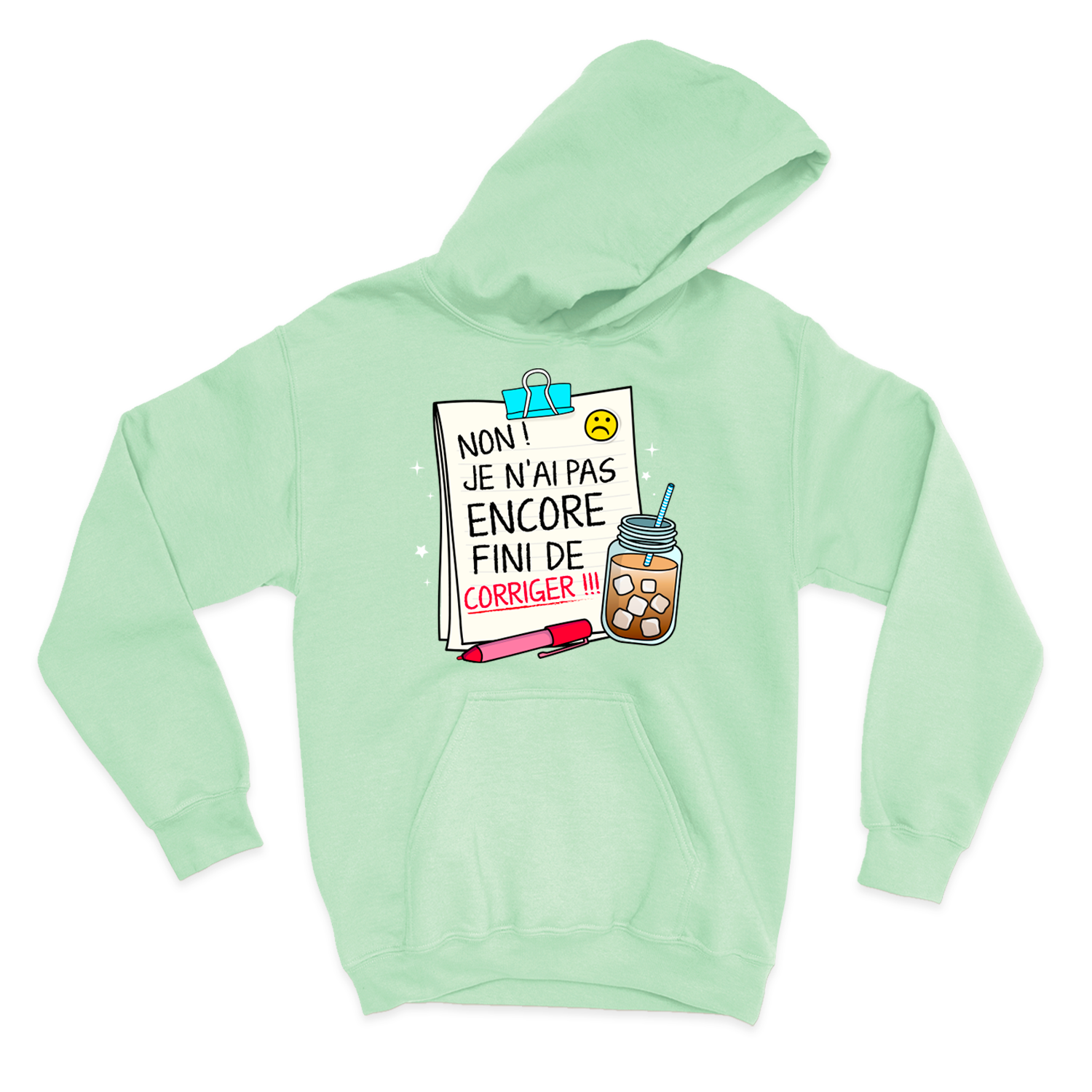 HOODIE | Non, je n'ai pas encore fini de corriger !!!