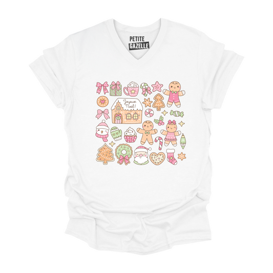 TSHIRT COL en V | Pains d'épices