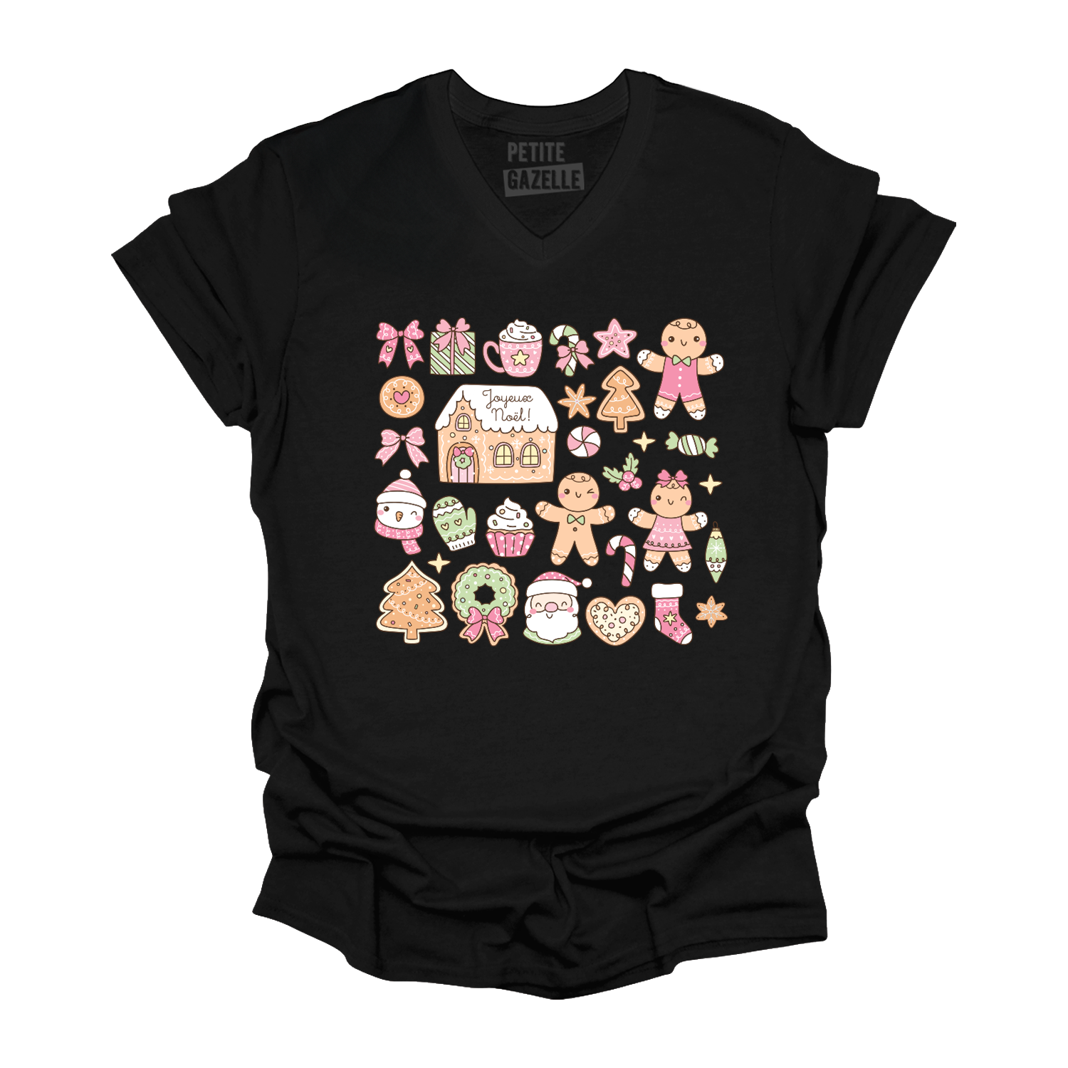 TSHIRT COL en V | Pains d'épices