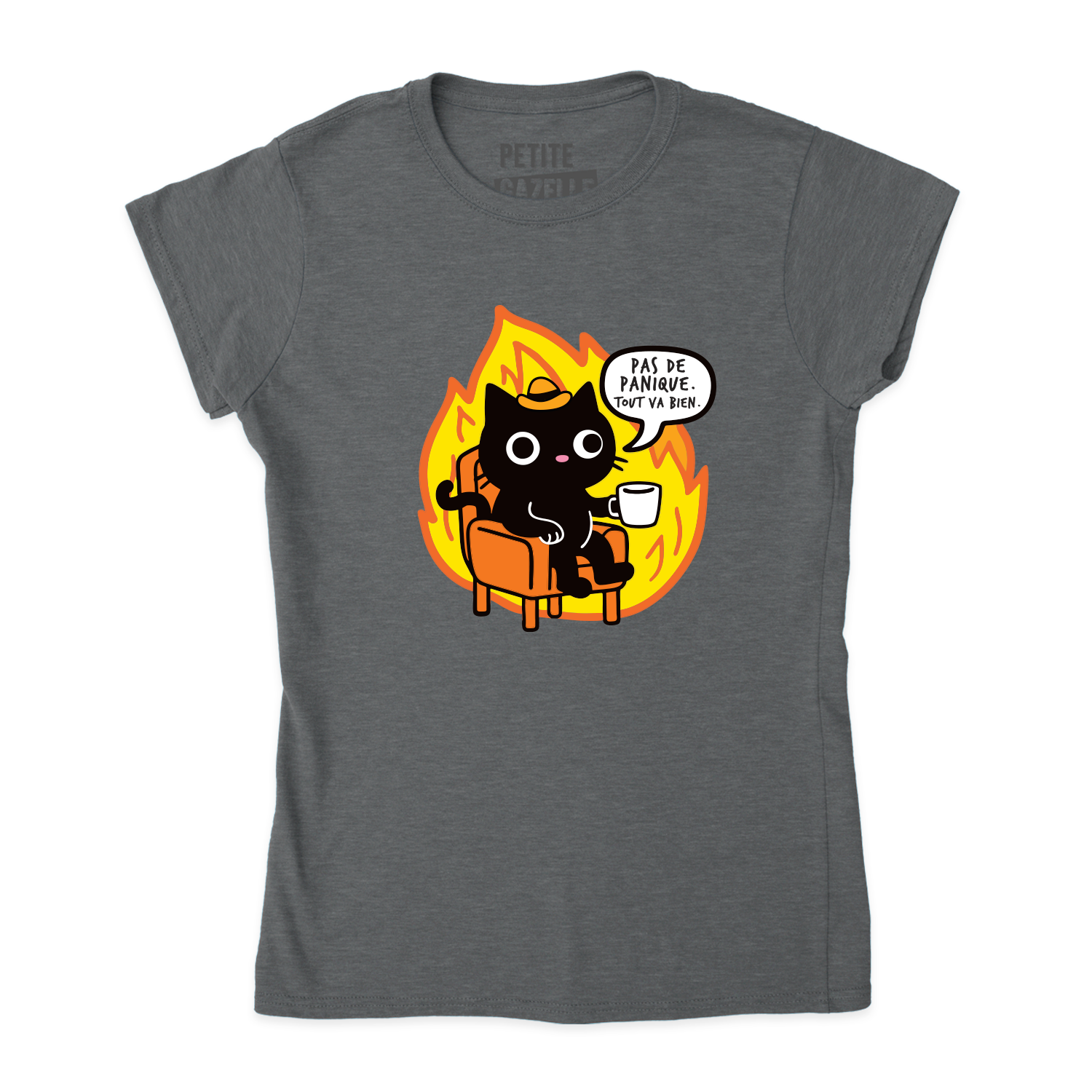 TSHIRT AJUSTÉ | Pas de panique, tout va bien.